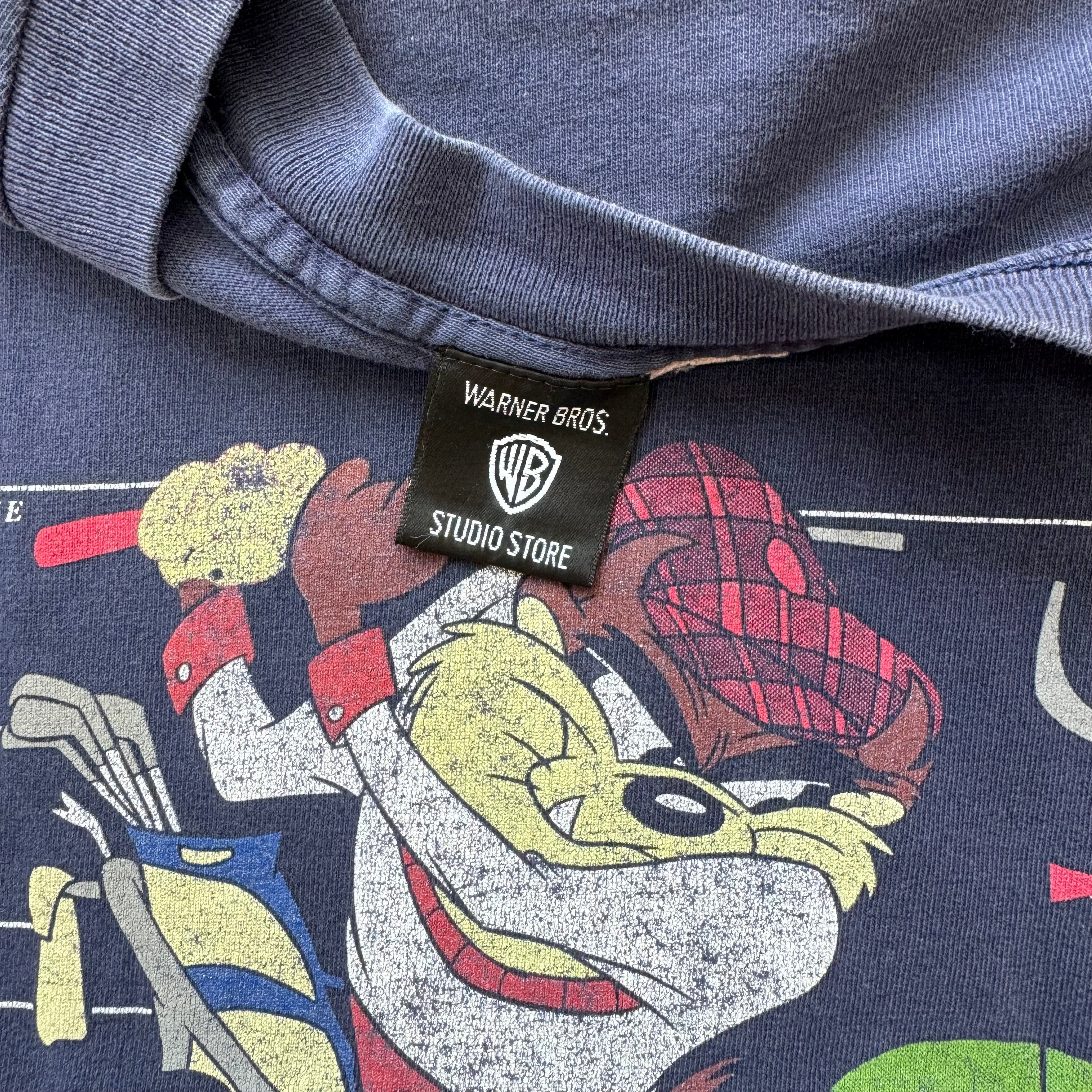 Vintage Determined Golfer Taz T-shirt Sz XL