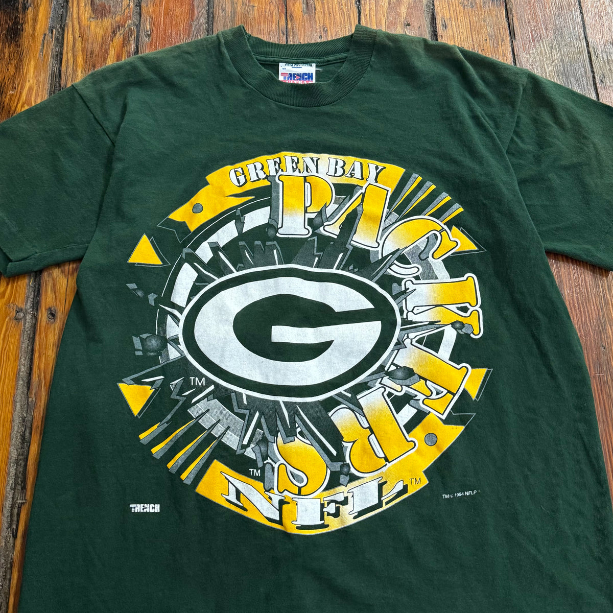 Vintage Green Bay Packers T-shirt Sz M