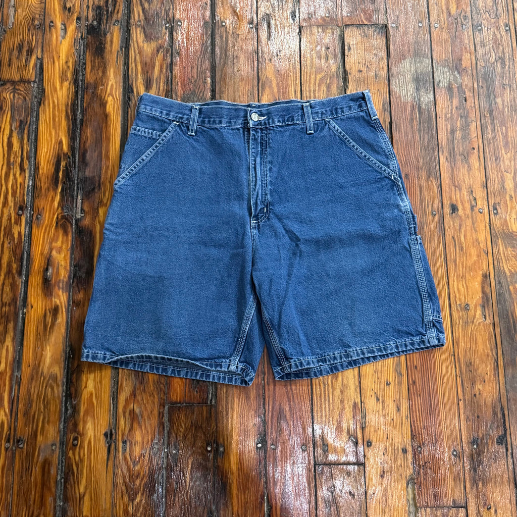 Vintage Dark Wash Carhartt Denim Jean shorts Sz 36
