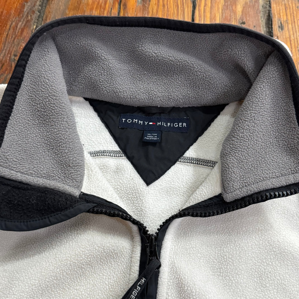 Vintage Tommy Hilfiger Fleece Zip-Up Sz XL