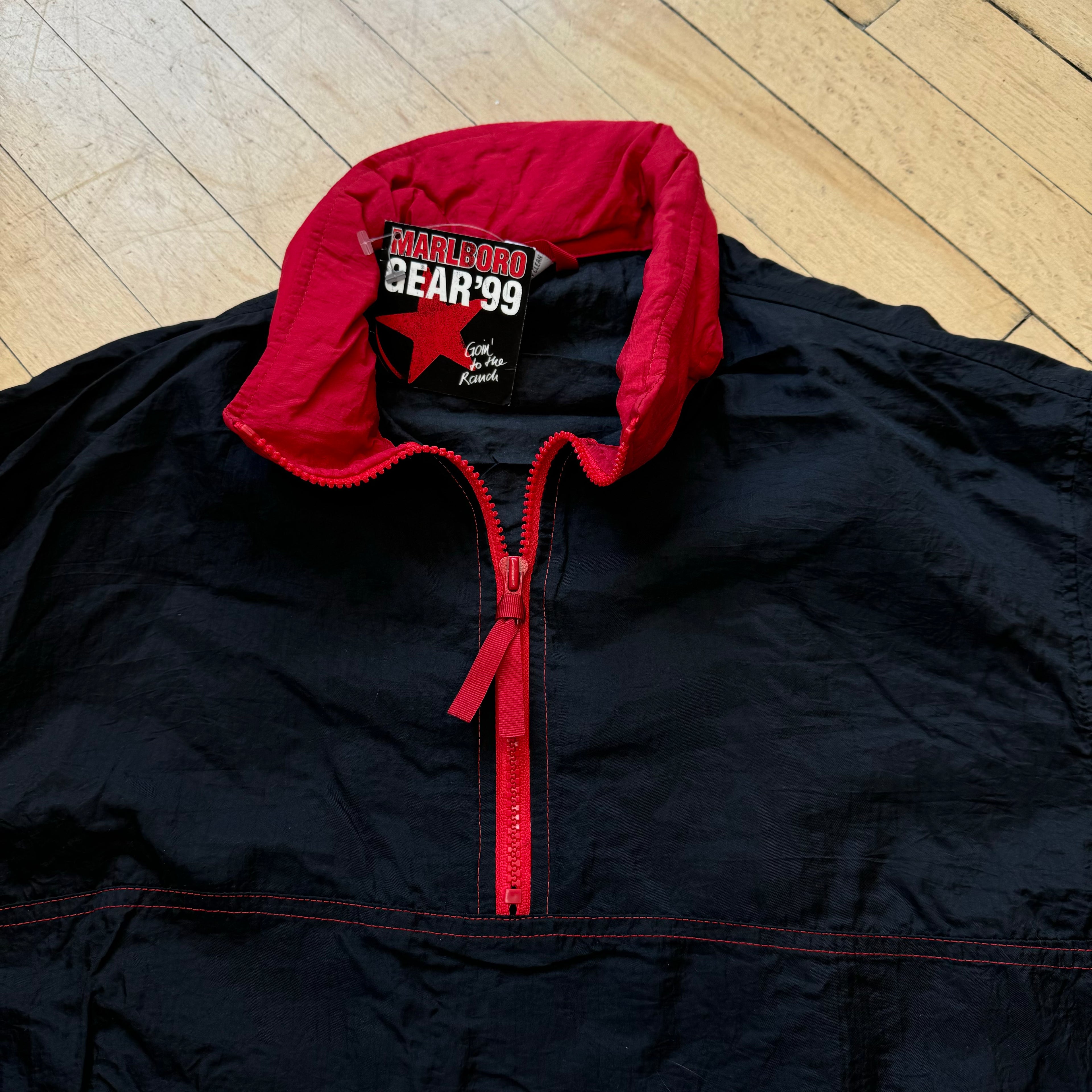 Vintage Marlboro Quarter Zip Jacket Sz L