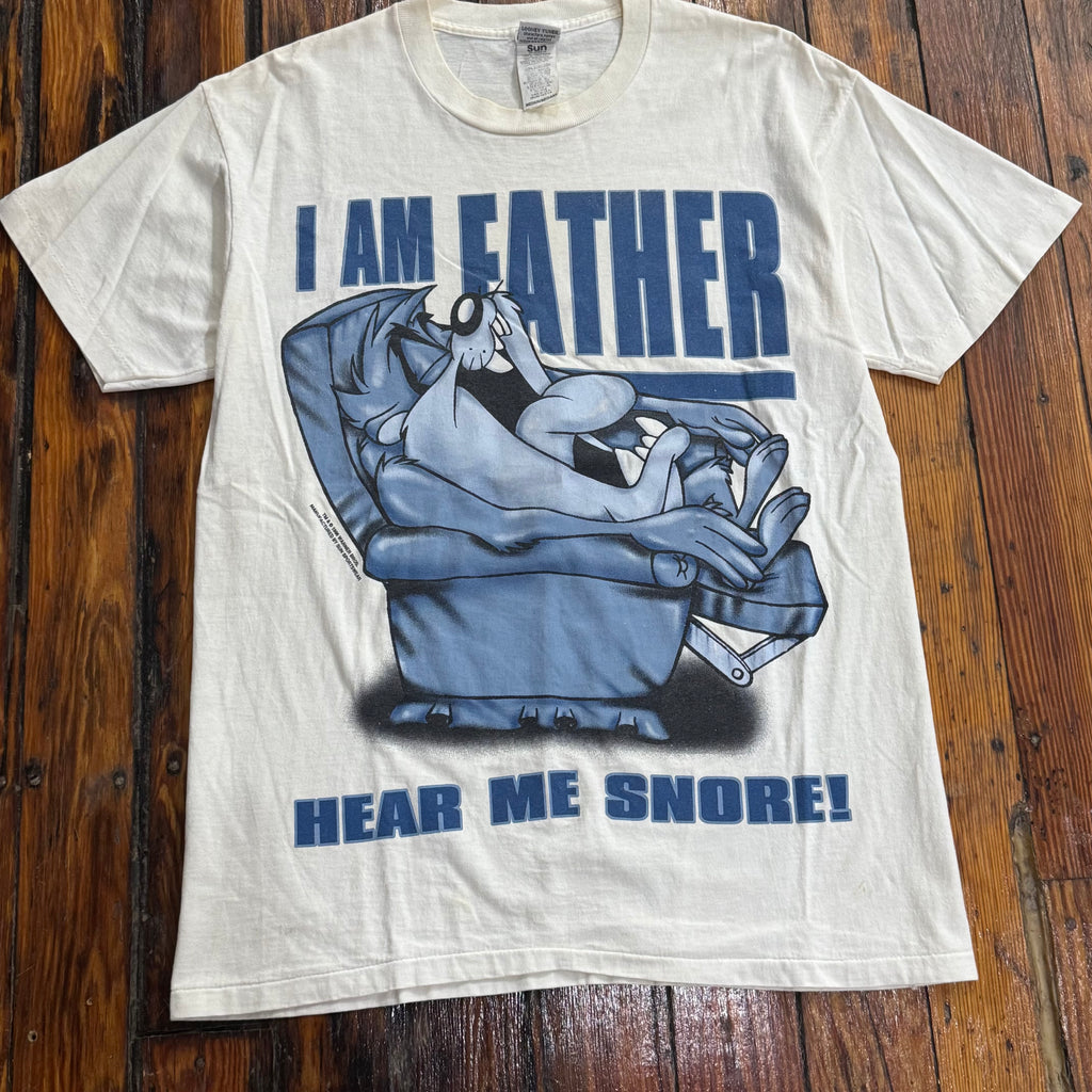 Vintage Taz I am Father T-shirt Sz M