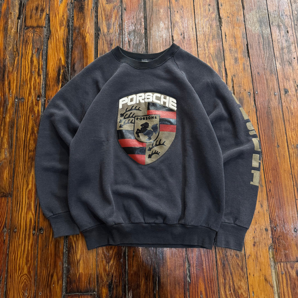 Vintage Porsche Logo Crewneck Sz L