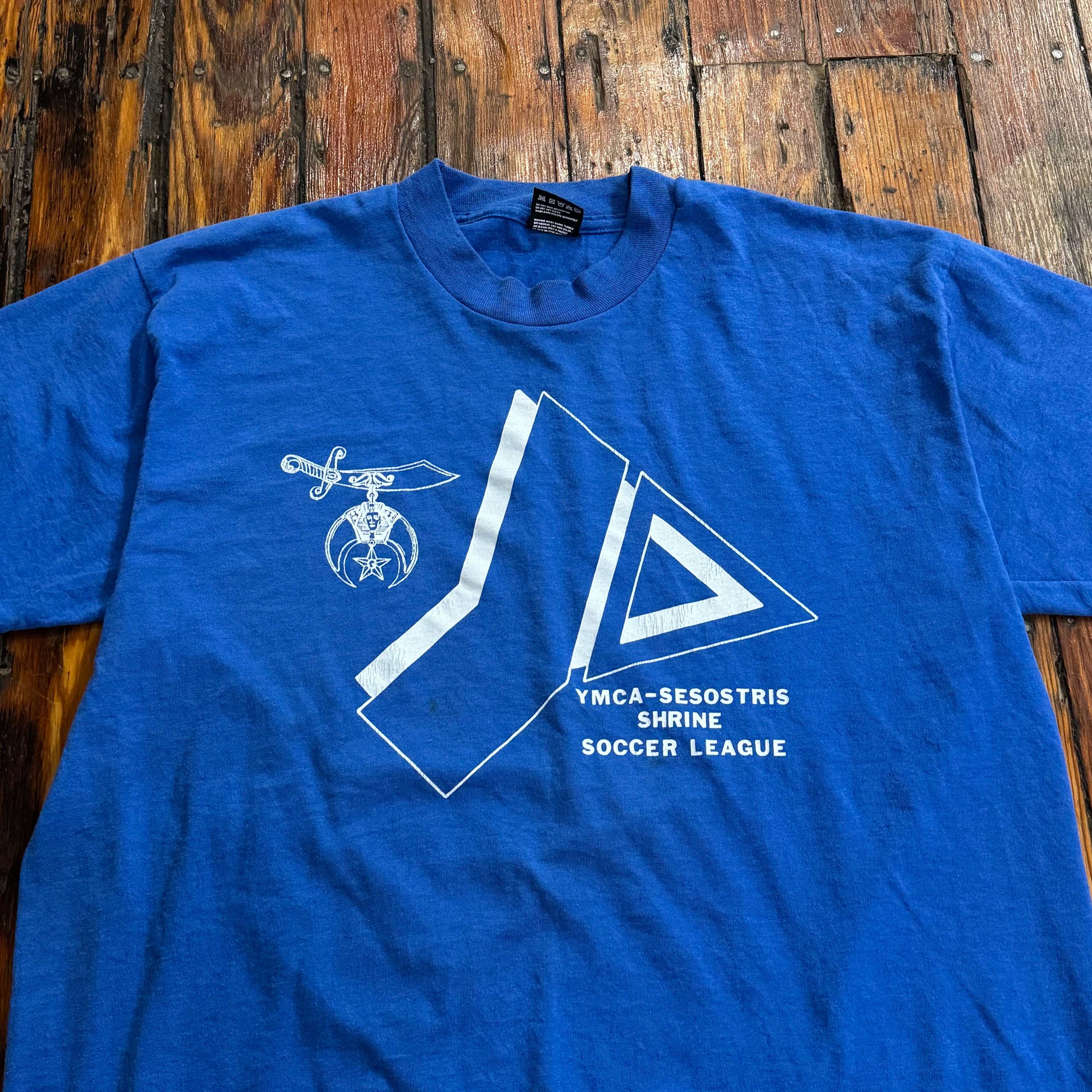Vintage YMCA Soccer League T-shirt Sz XL