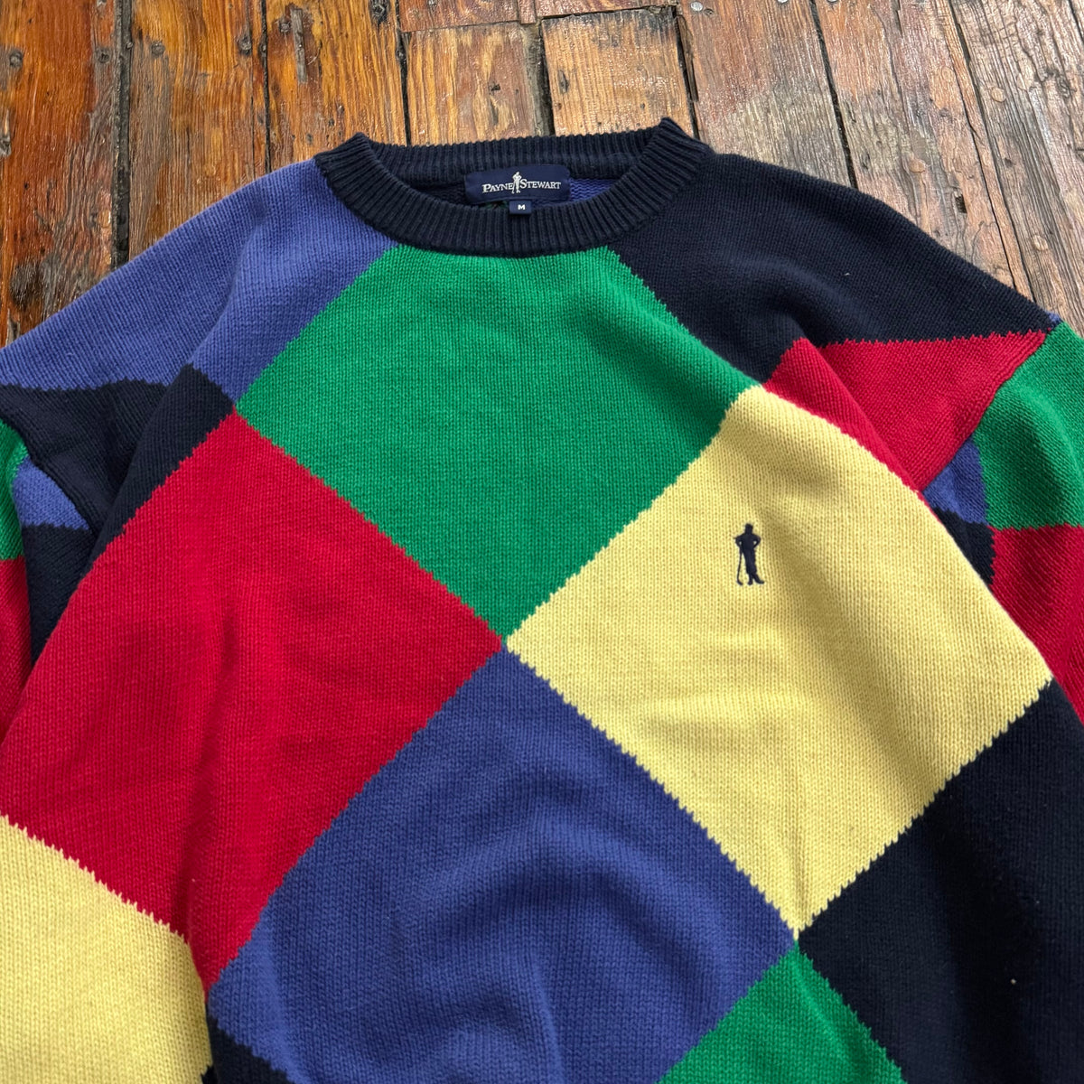 Vintage Payne Stewart Knit Sweater Sz L