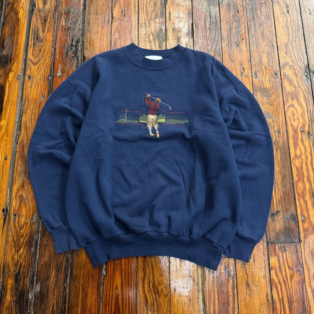 Vintage Embroidered Golf Crewneck Sz M