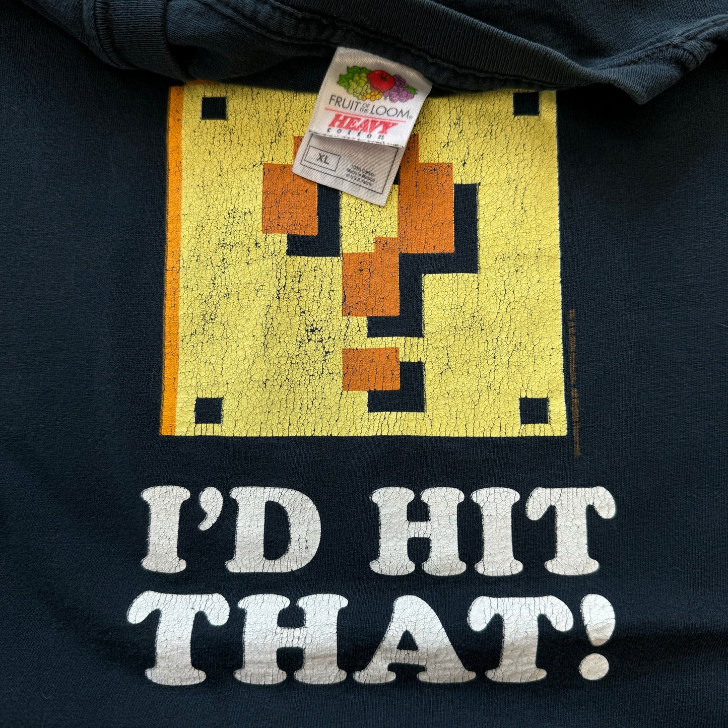 Vintage Y2K Nintendo I’d Hit That Mario T-shirt Sz XL