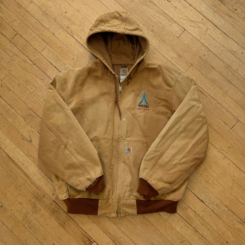 Vintage Carhartt hooded Active Jacket Sz XL