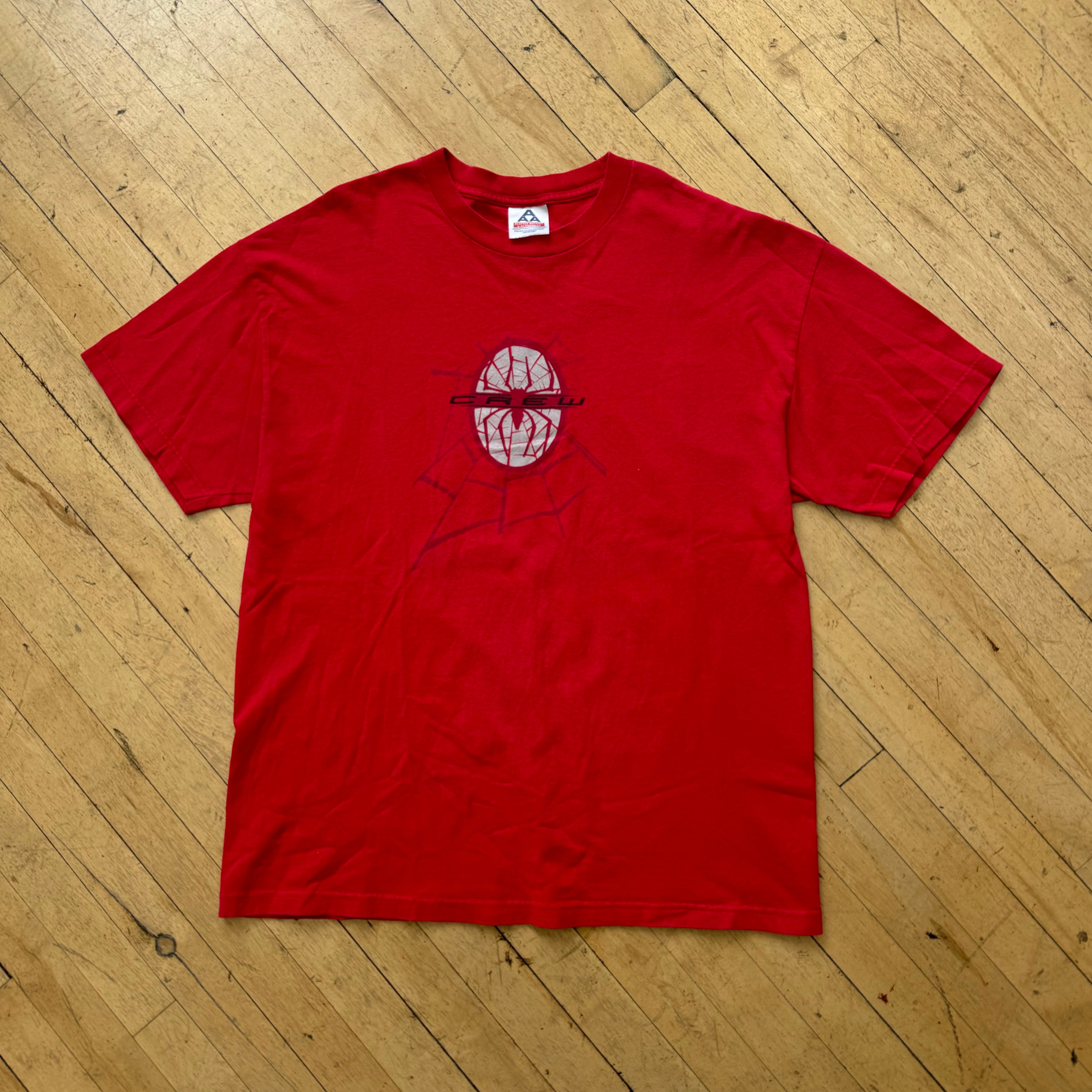 Y2K Spiderman Crew T-shirt Sz XL