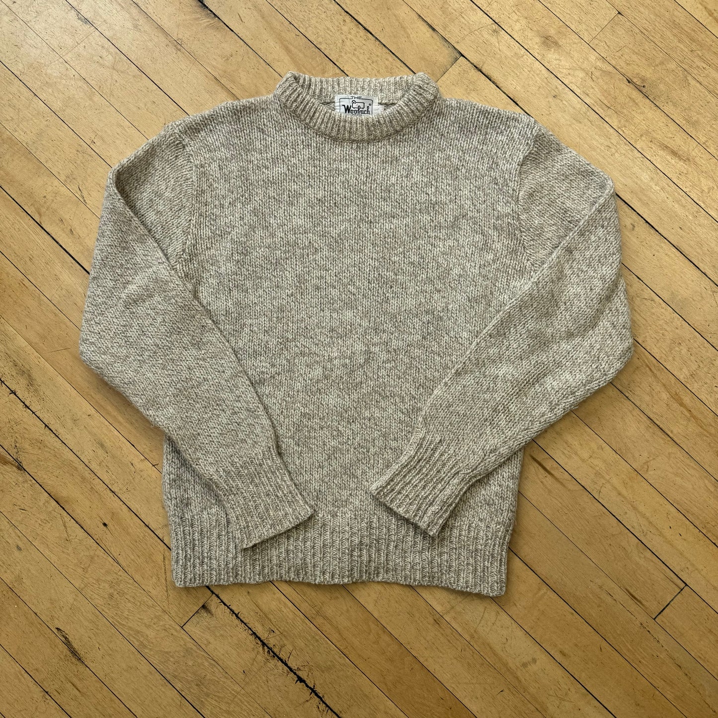 Vintage WoolRich Cream Sweater Sz L