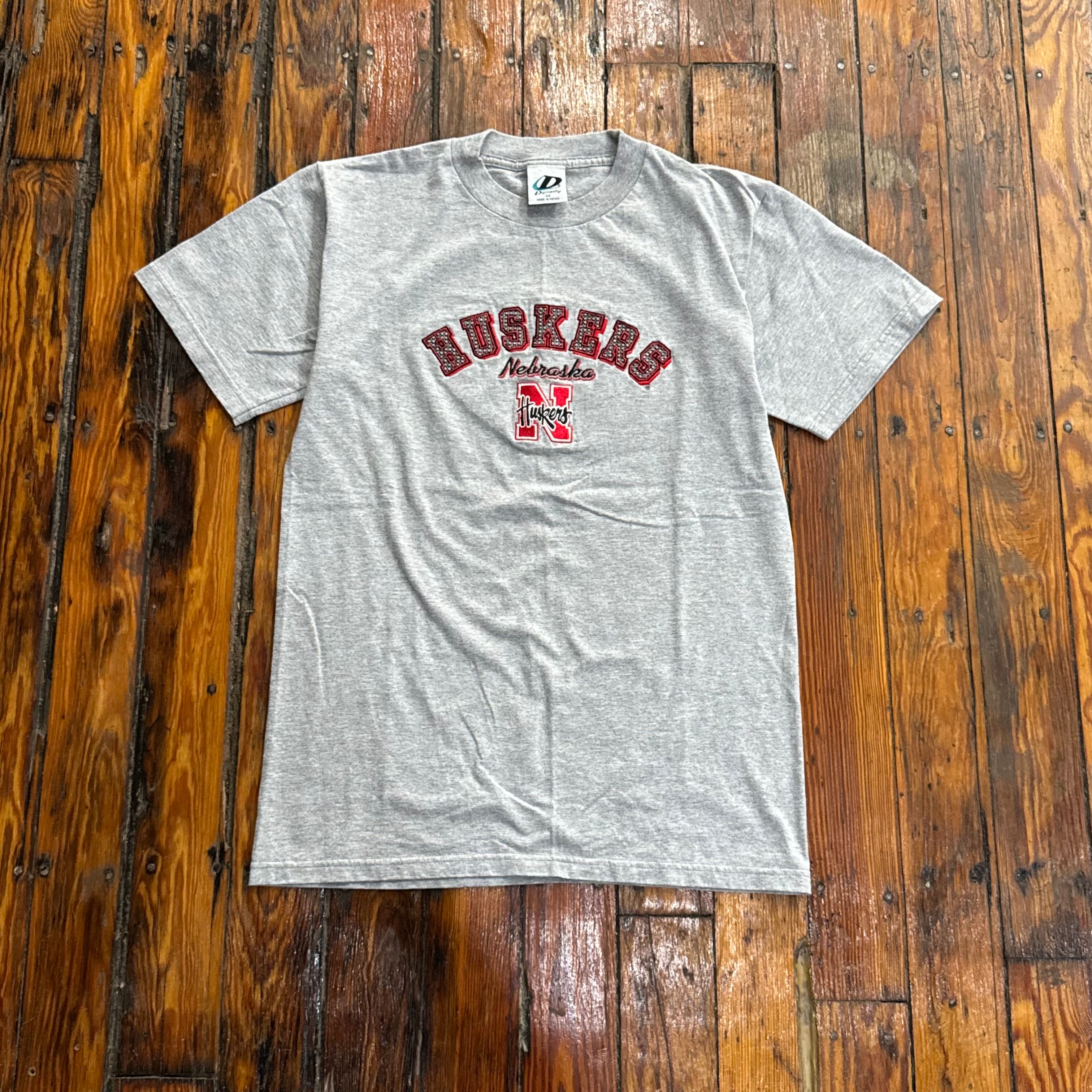 Vintage Nebraska Huskers SpellOut T-shirt Sz M