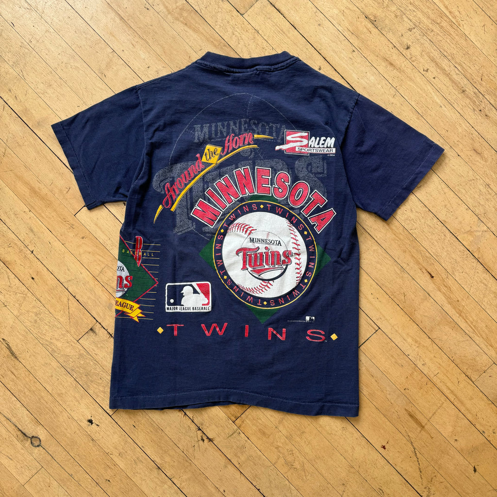 Vintage Minnesota Twins Salem AOP T-shirt Sz M