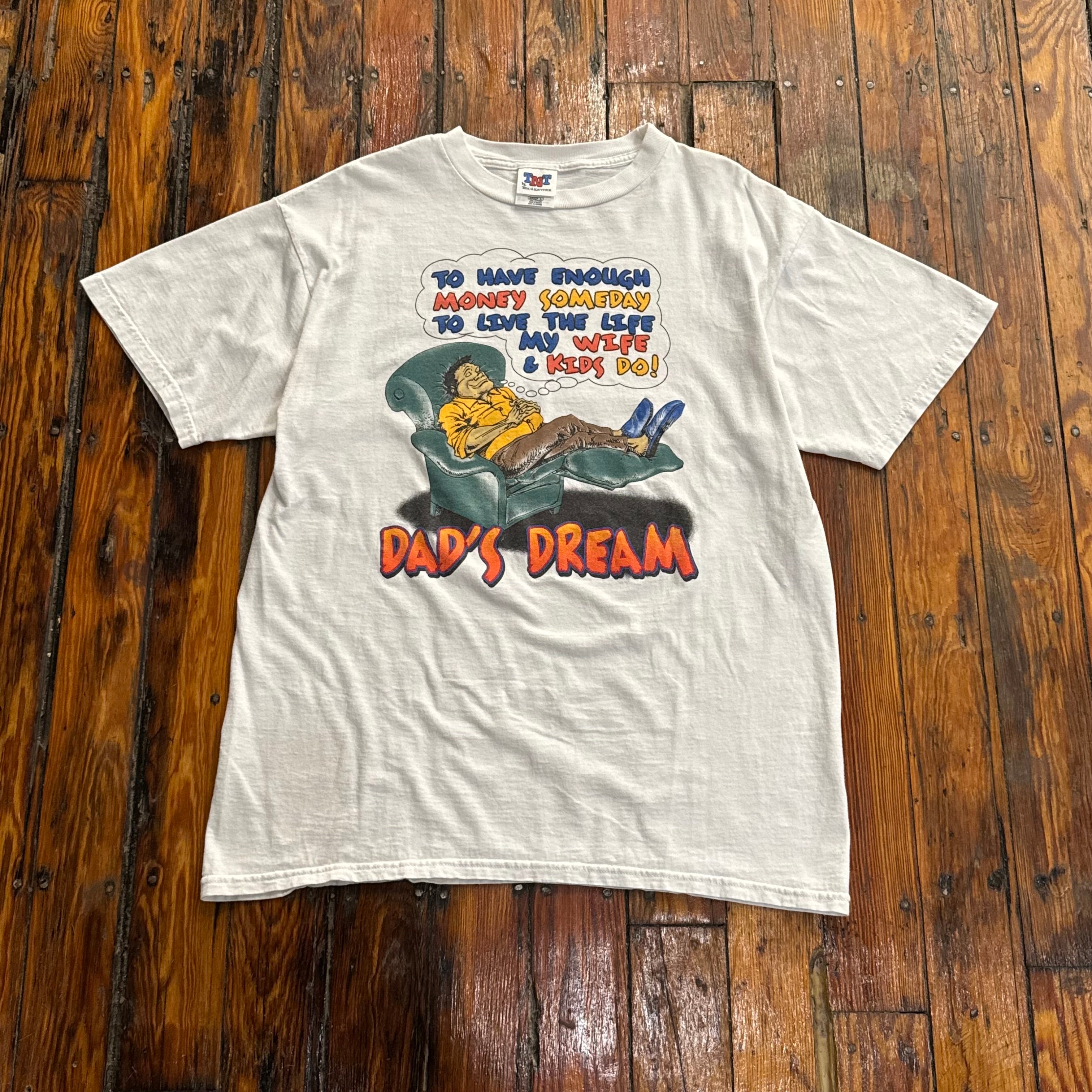 Vintage Dads Dream T-shirt Sz L