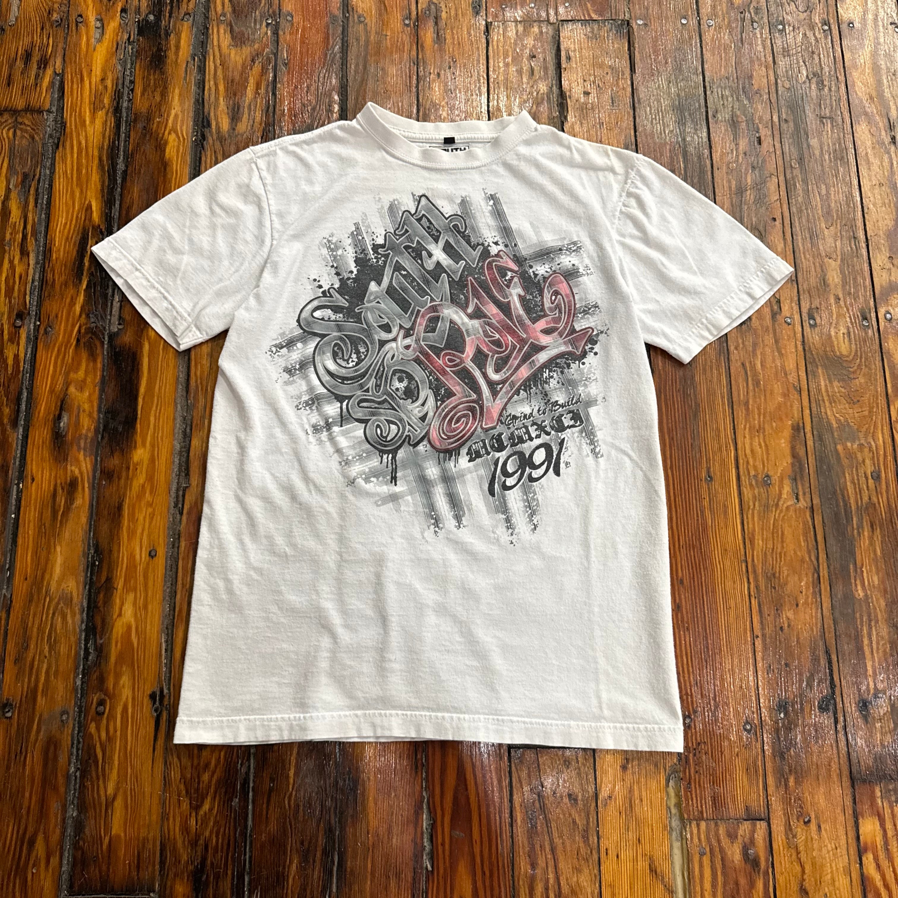 Y2K South Pole Graffiti T-shirt Sz L