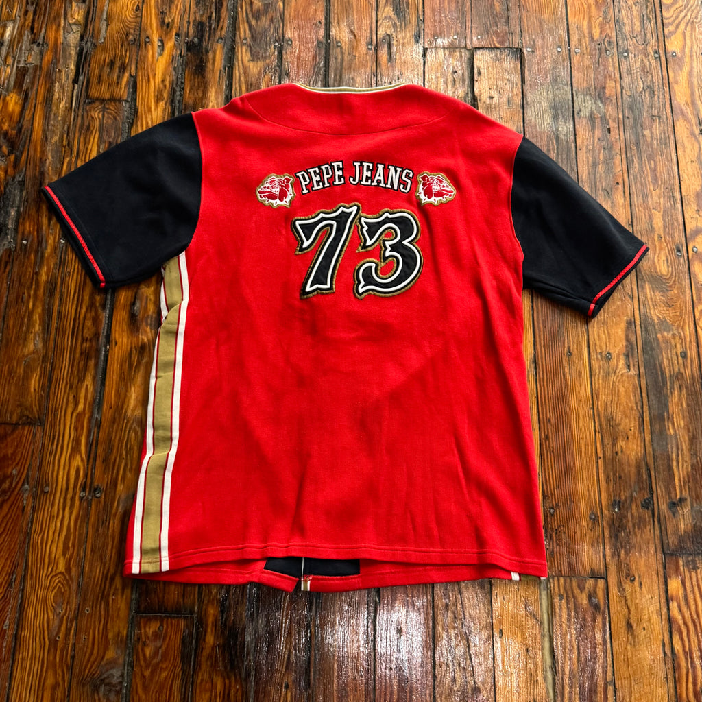 Vintage Pepe Jeans Baseball Jersey Sz XL