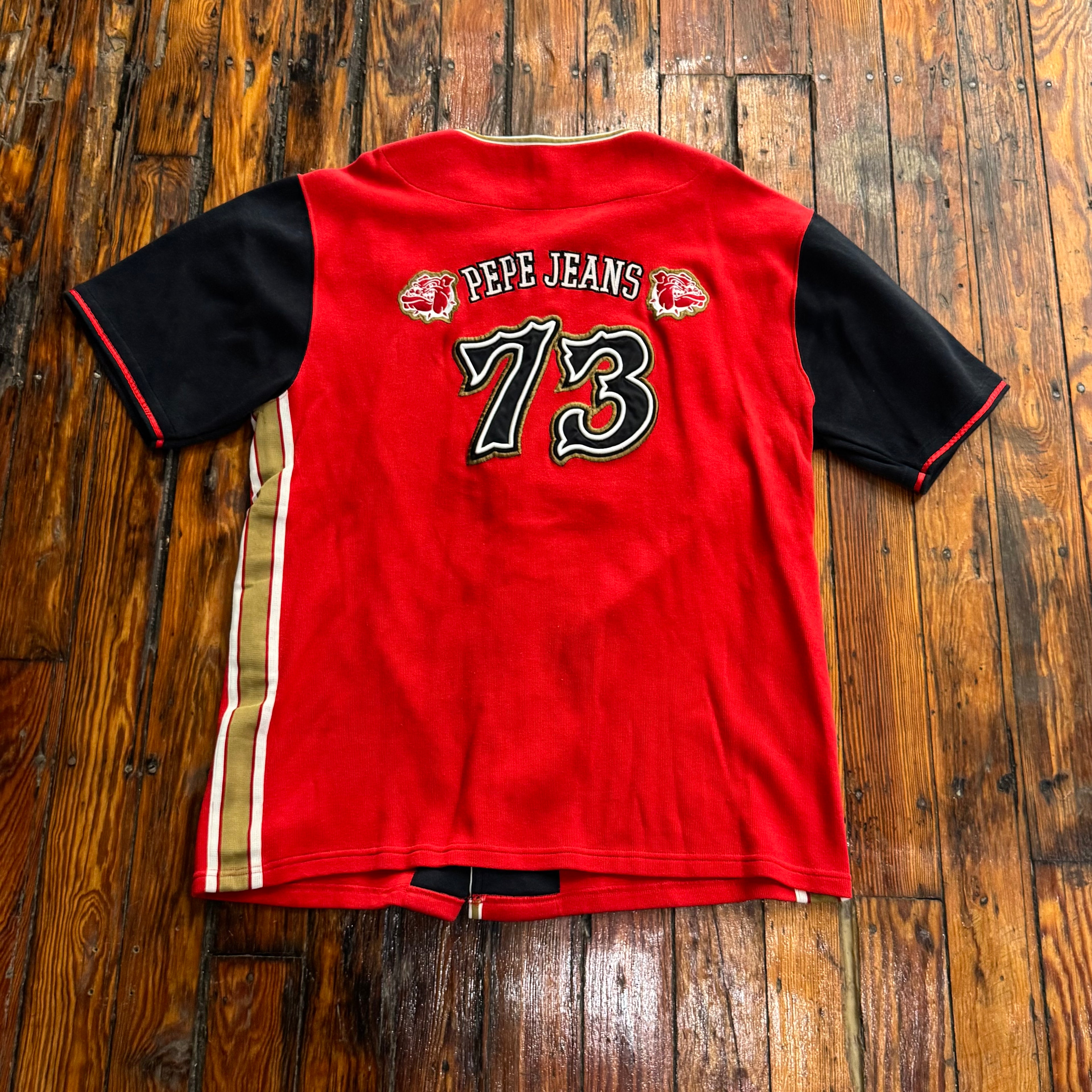 Vintage Pepe Jeans Baseball Jersey Sz XL