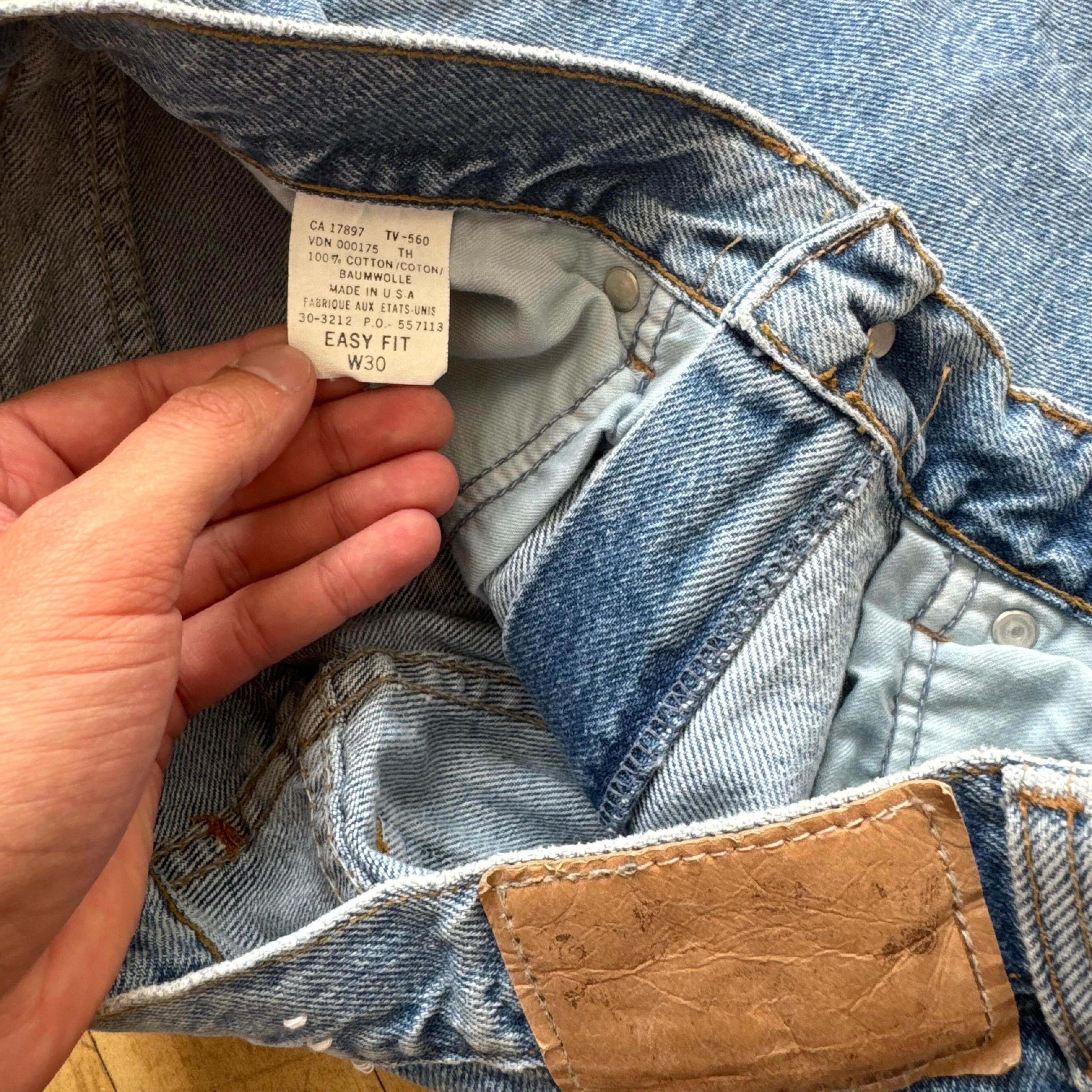 Vintage Denim Jean Shorts Sz 30