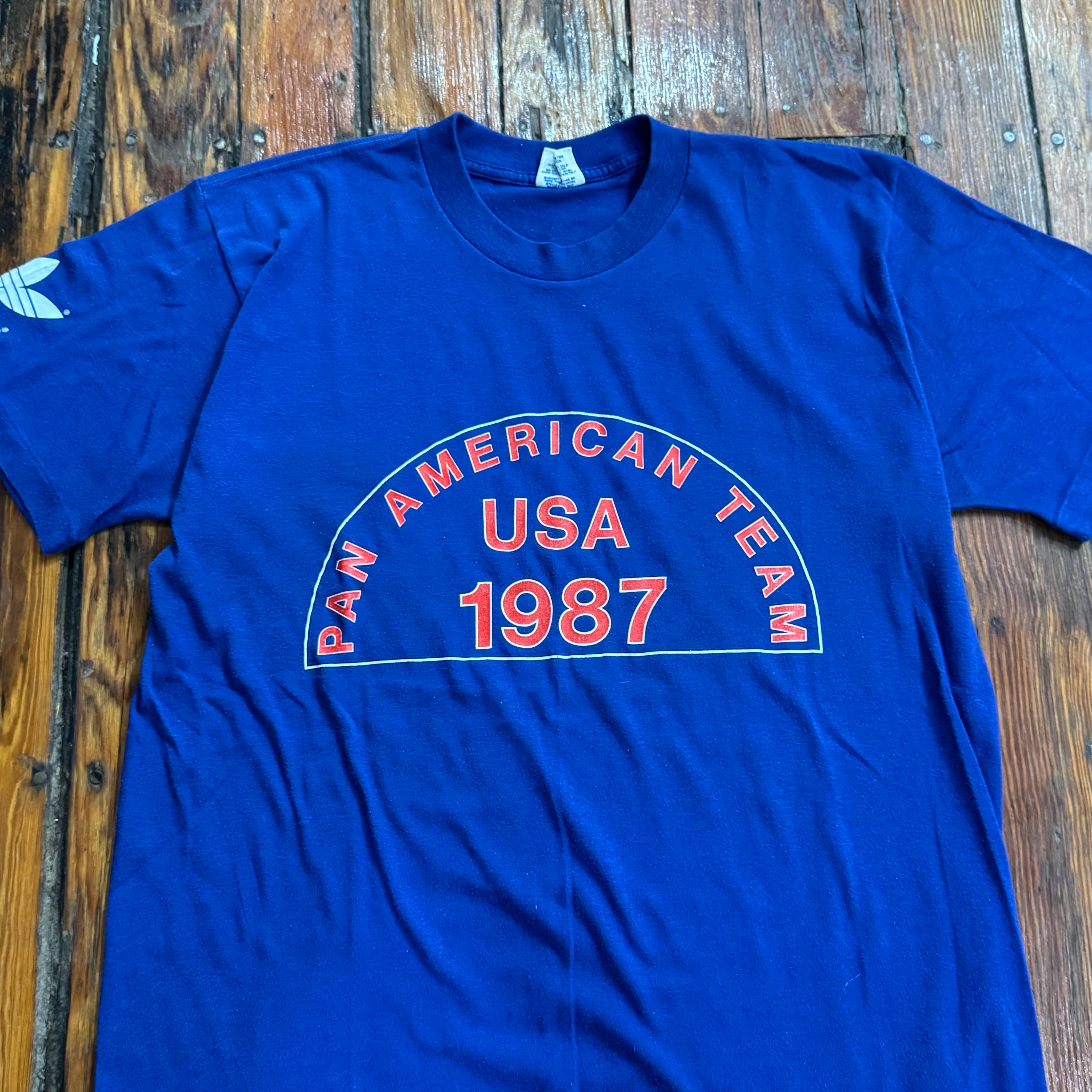Vintage Adidas Pan American Team T-shirt Sz L