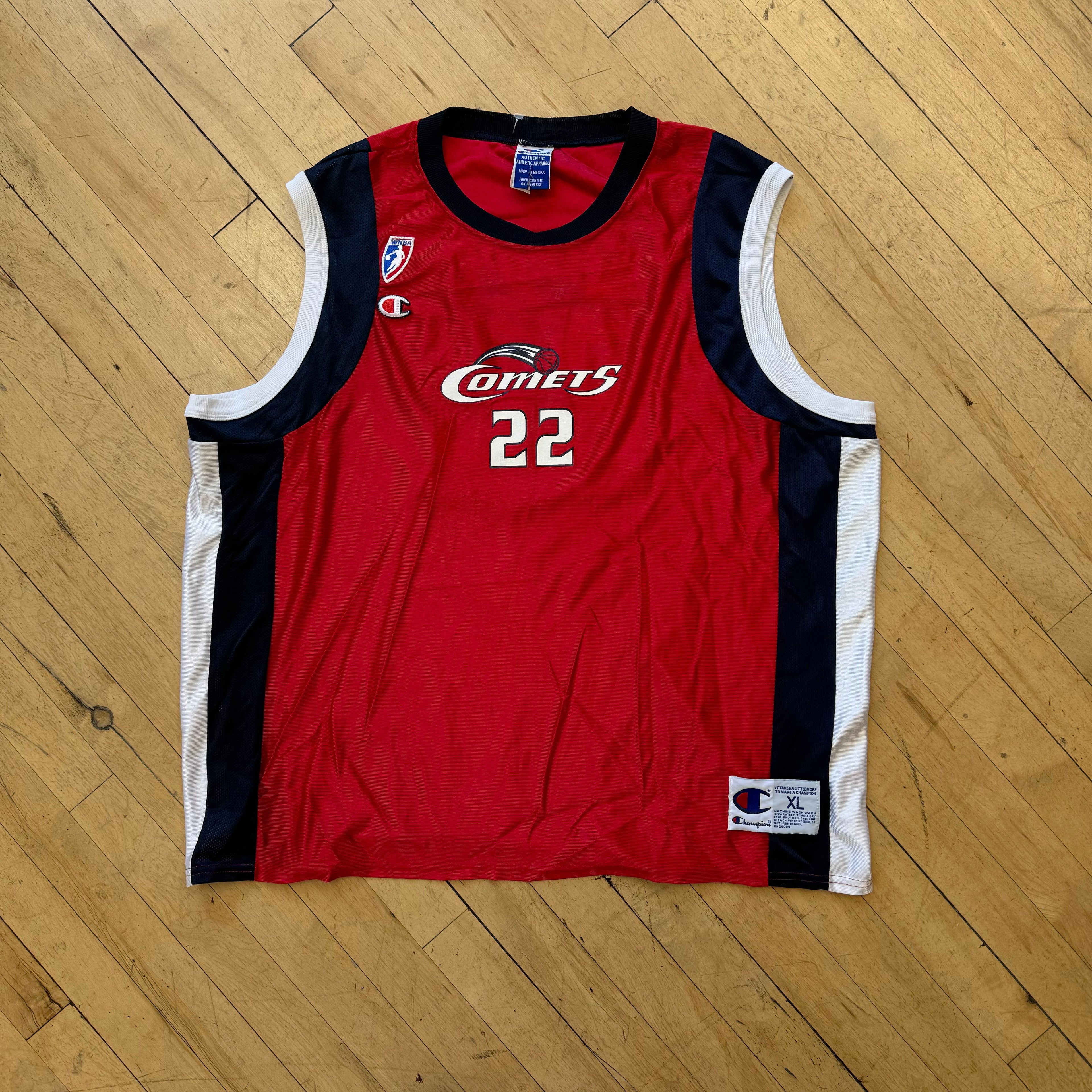 Vintage Comets “Swoopes” Jersey Sz XL