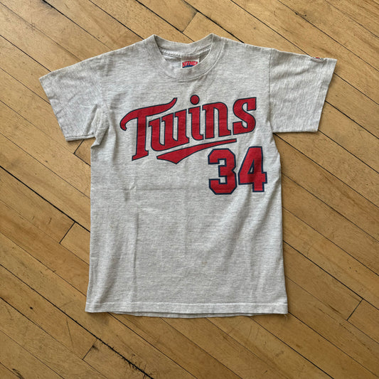 Vintage Twins Kirby Puckett T-shirt Sz YTH M