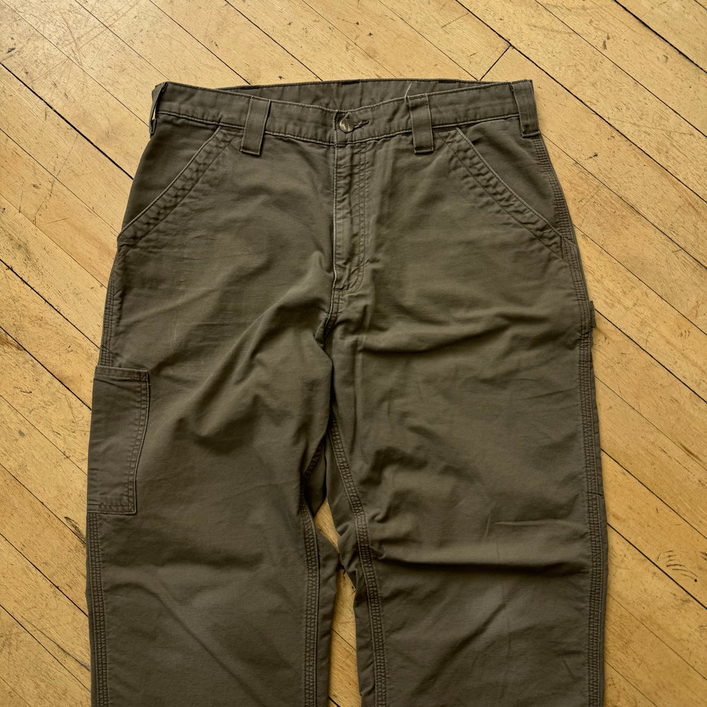 Vintage Carhartt Cargo Khaki Pants Sz 34x32