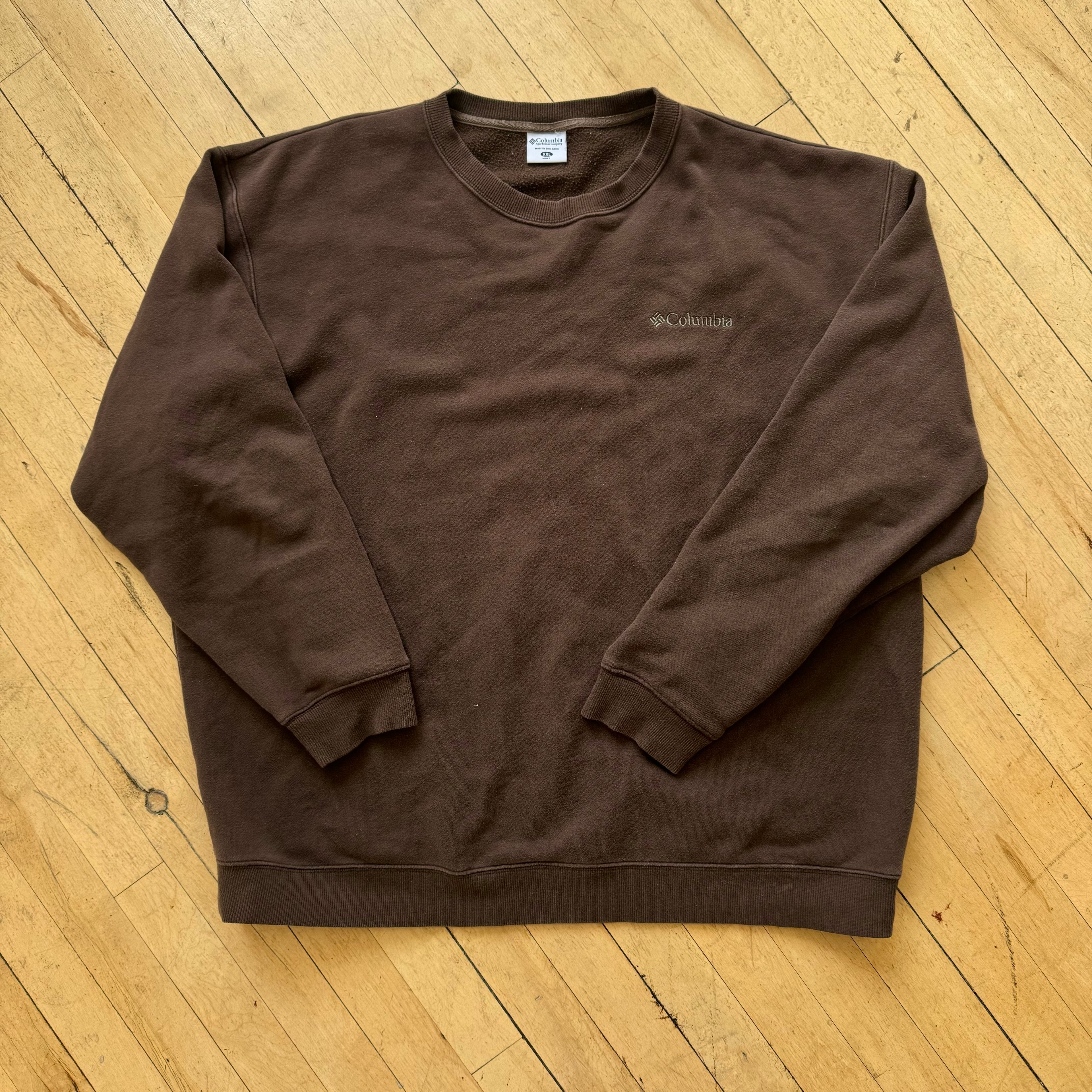 Vintage Brown Columbia Crewneck Sz XXL