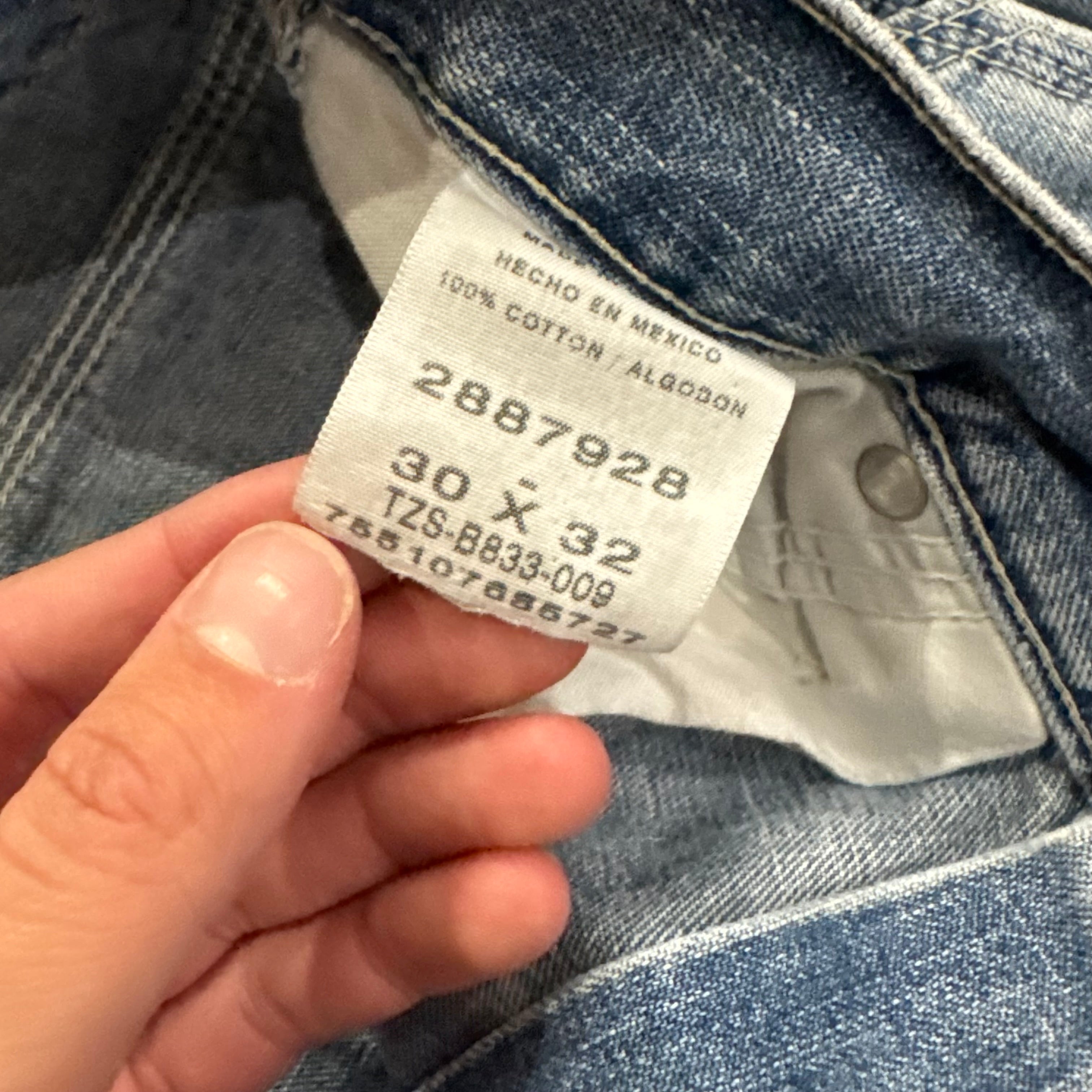 Vintage Lee Carpenter Denim Jeans Sz 30x32