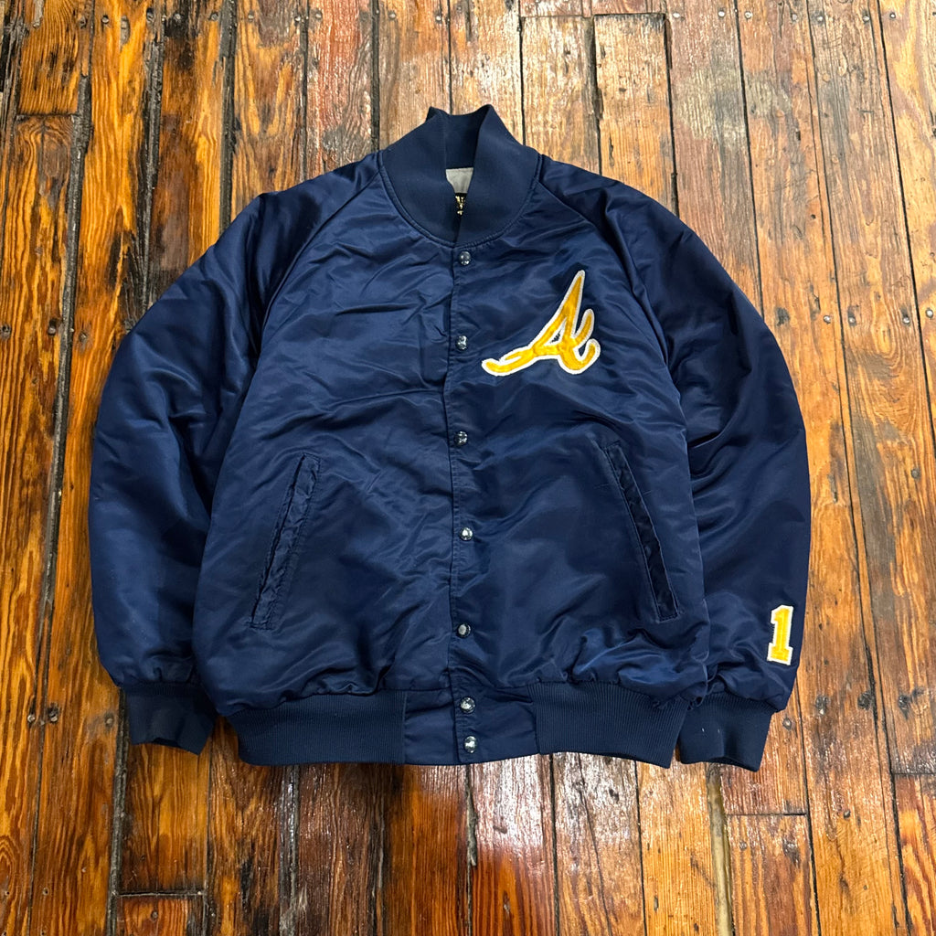 Vintage Augustana College Bombed Jacket Sz L