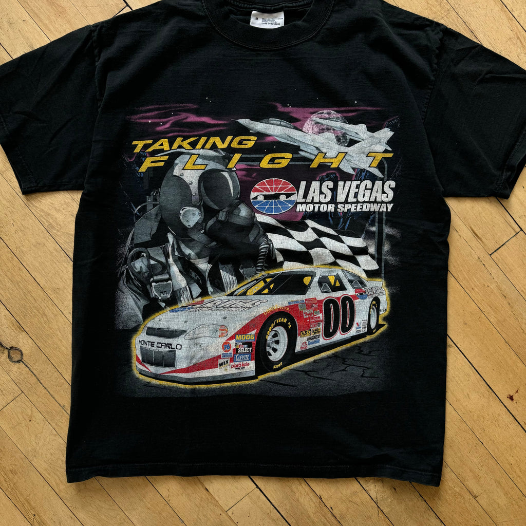 Vintage Las Vegas Taking Flight Nascar T-shirt Sz M