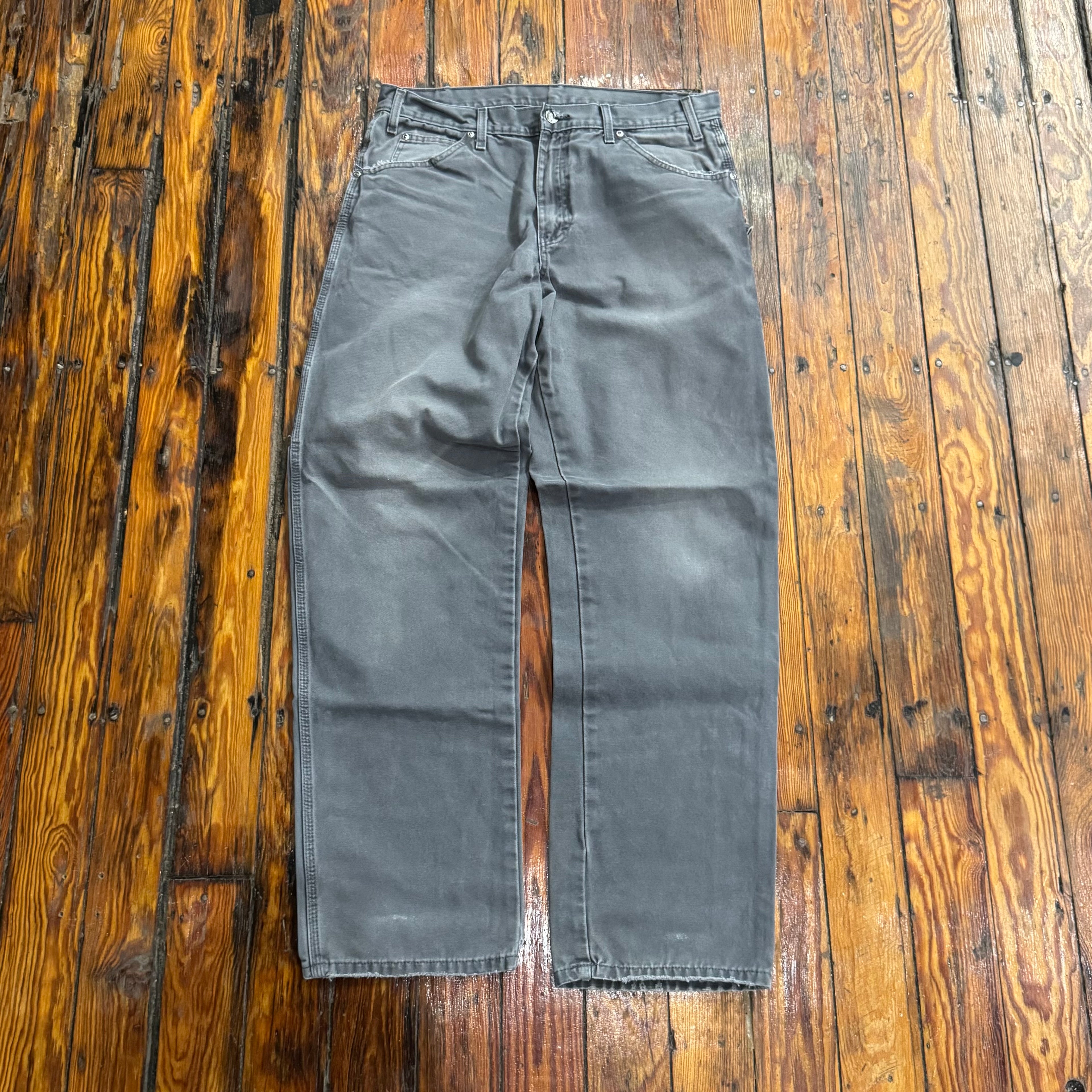 Vintage Dickies Gray Denim Jeans Sz 34x34