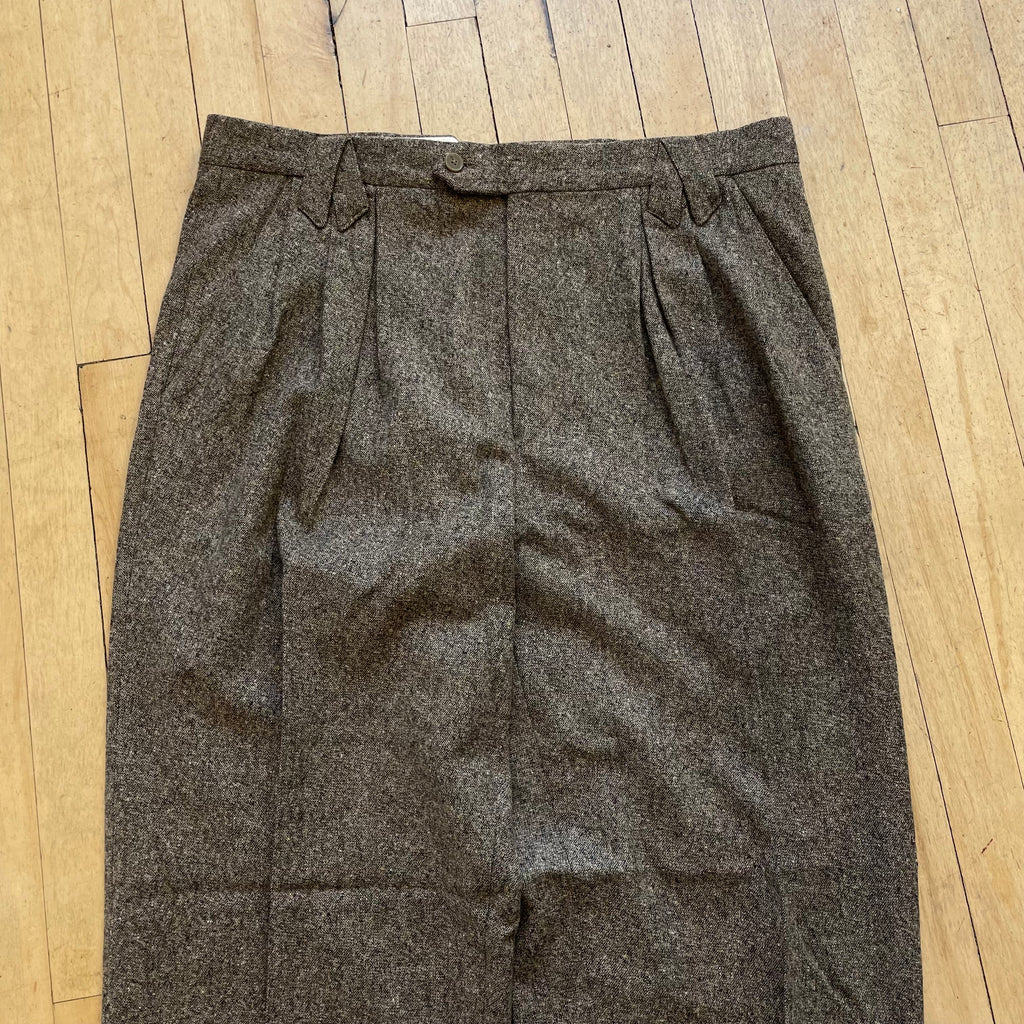 80s USA Wool Pants Sz 34x34