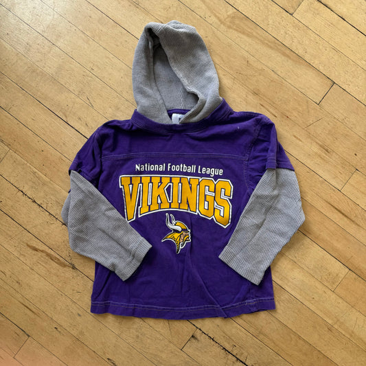 Vintage Minnesota Vikings Hoodie Sz 4T