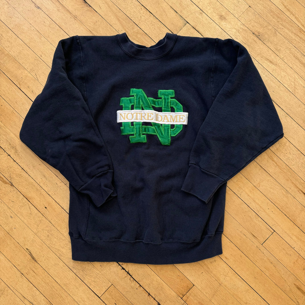 Vintage Notre Dame CrewNeck Sz L