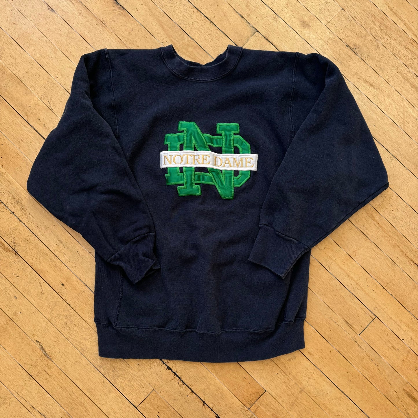 Vintage Notre Dame CrewNeck Sz L