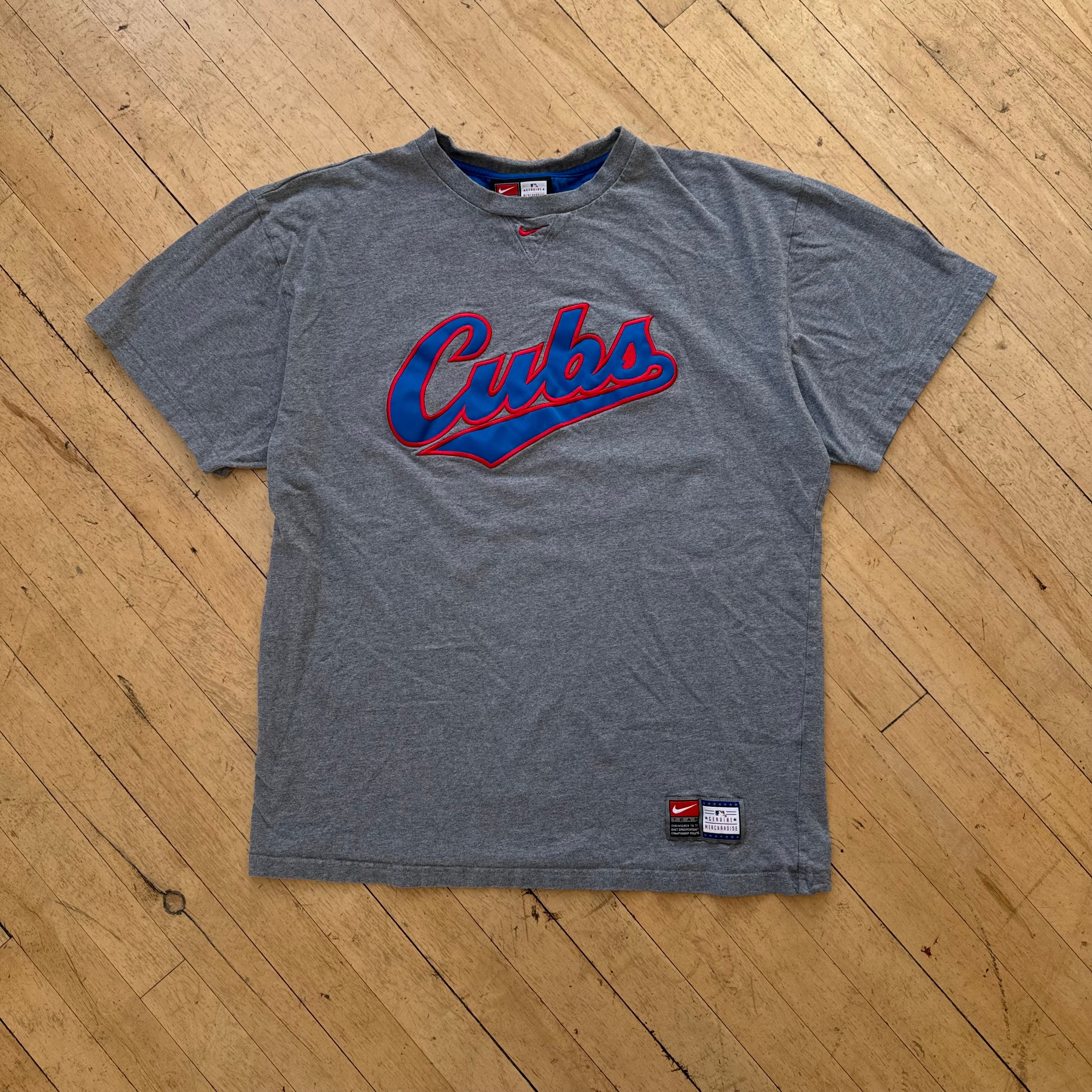 Vintage Nike Chicago Cubs T-shirt Sz L