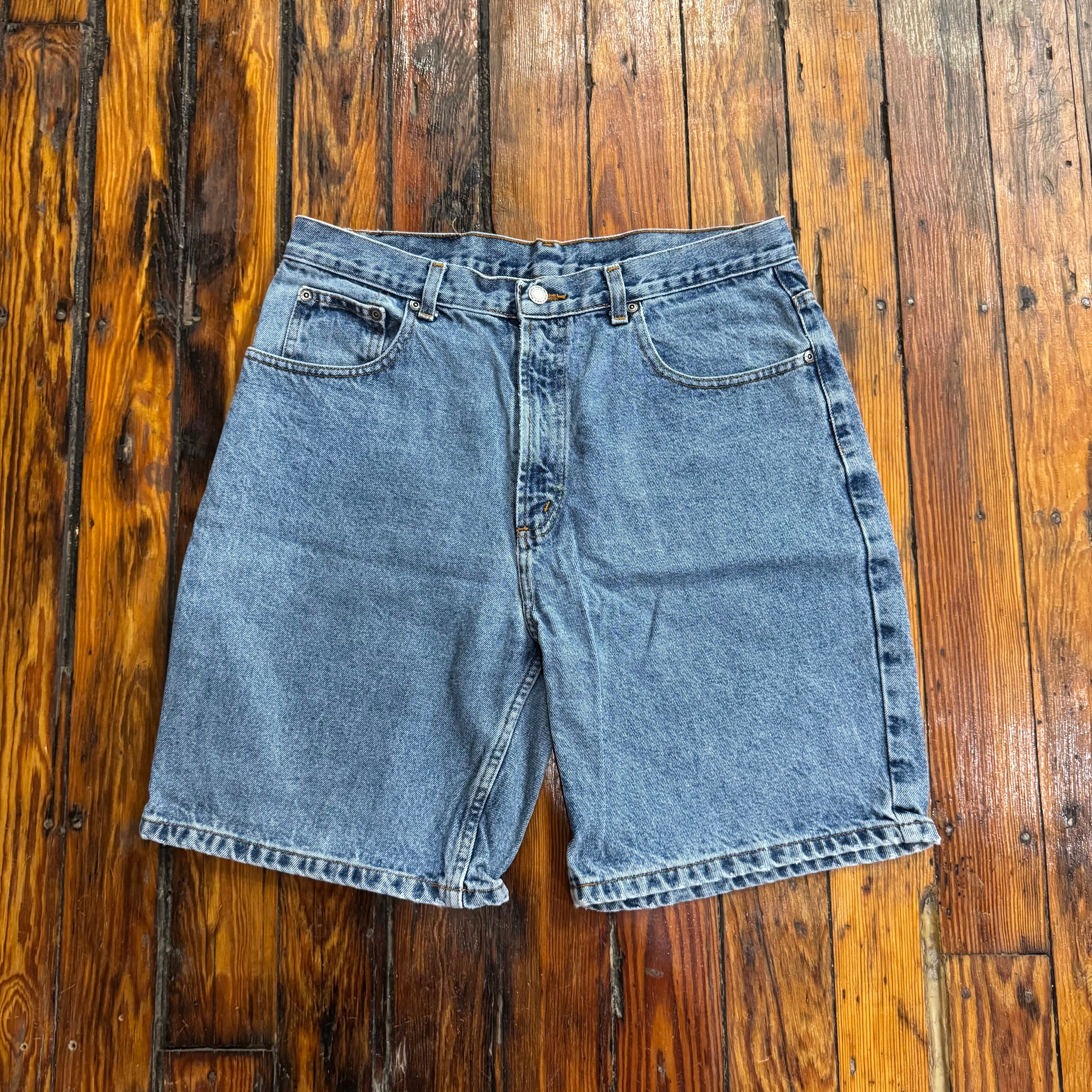 Vintage Light Wash Denim Jean Shorts Sz 34