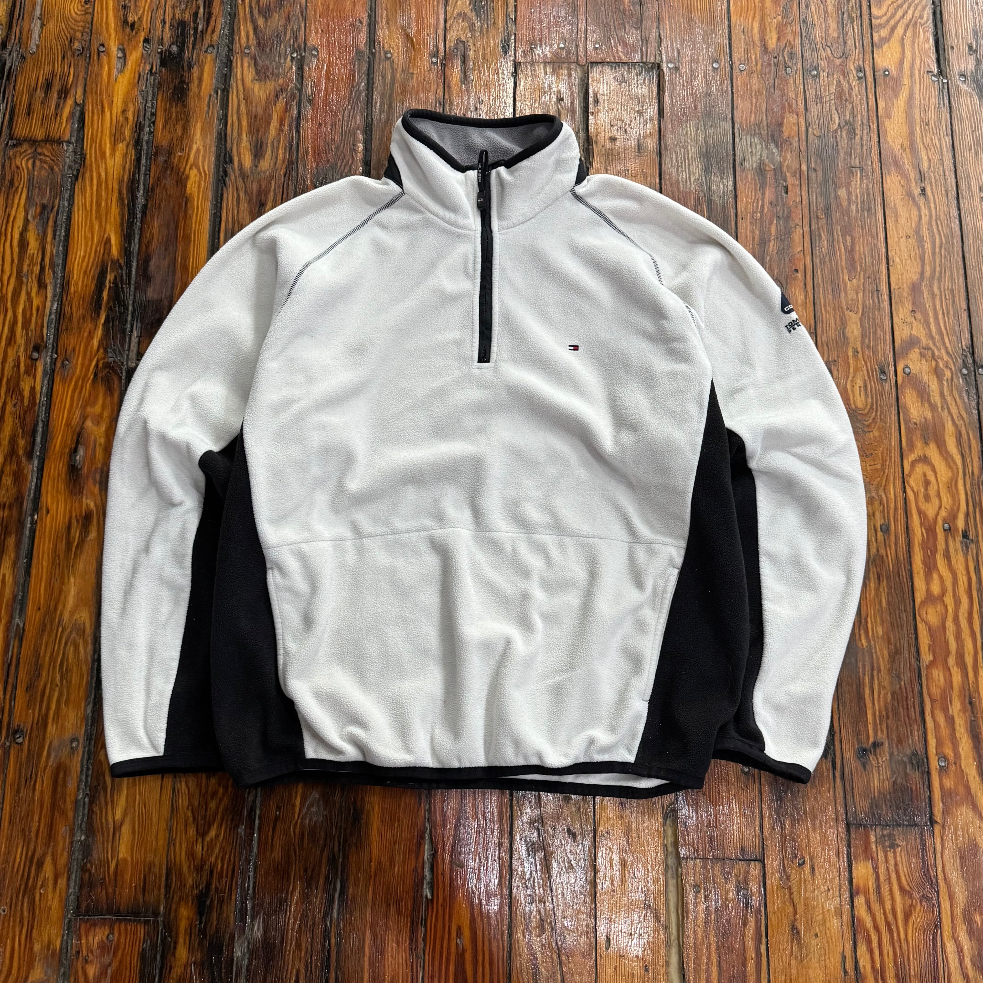 Vintage Tommy Hilfiger Fleece Zip-Up Sz XL