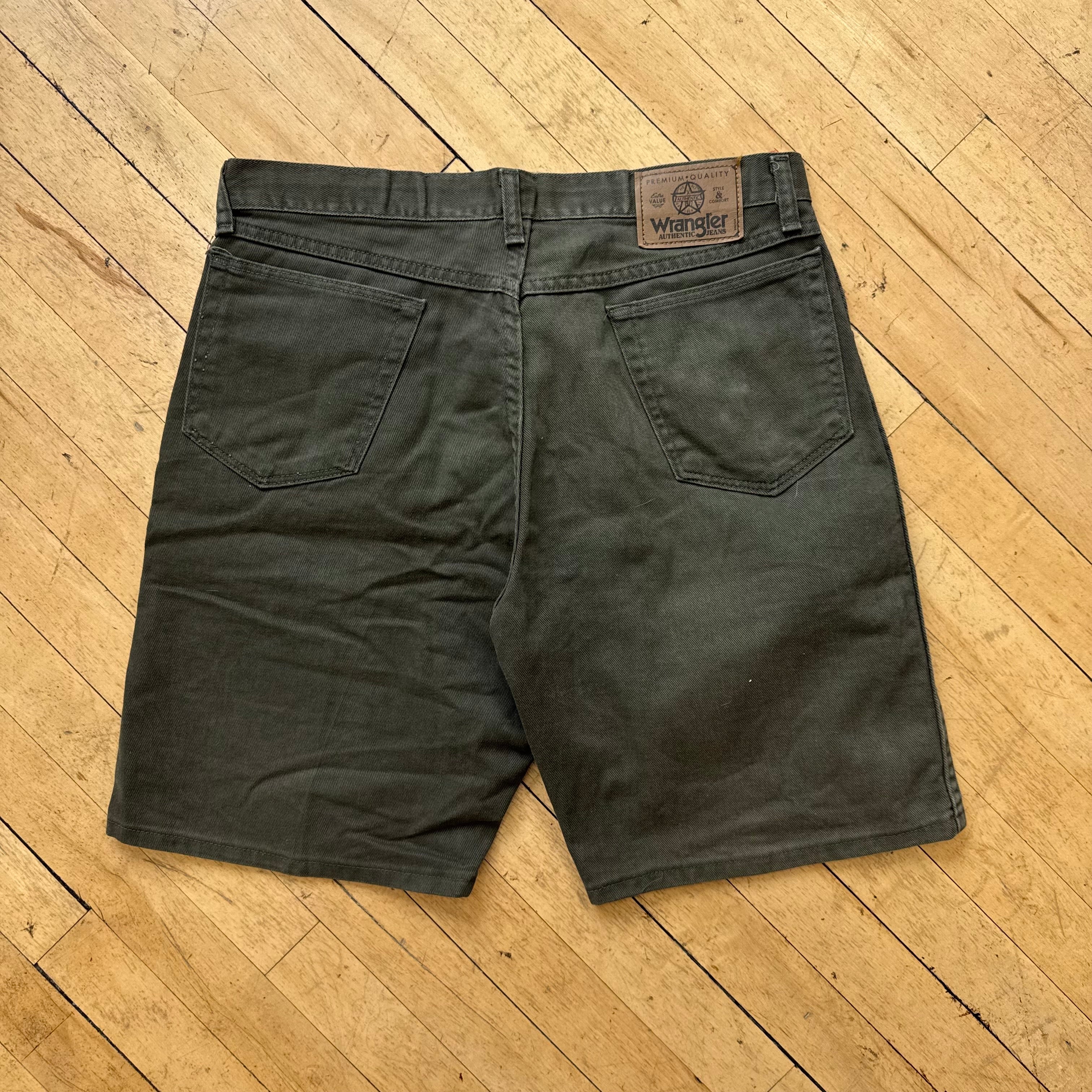 Vintage Olive Wrangler Denim Jeans Sz 33