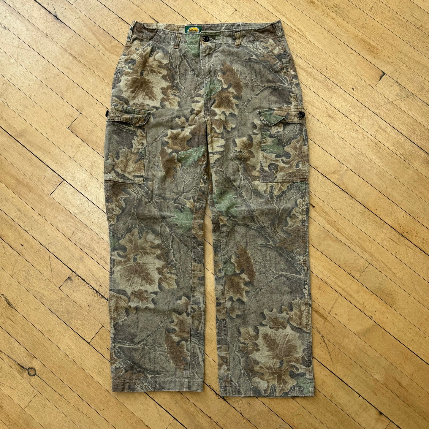 Vintage Cabelas Camo Cargo Pants Sz 36