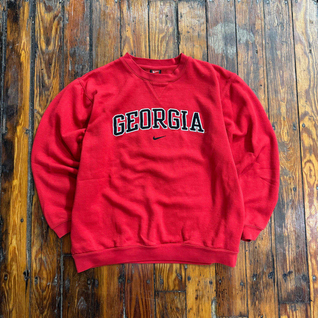 Vintage Nike Georgia SpellOut CrewNeck Sz M