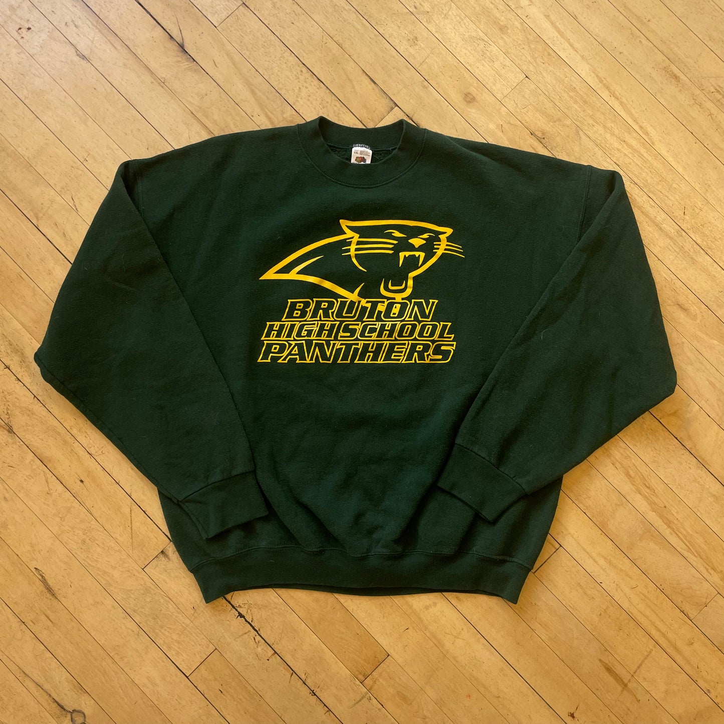 90s Bruton Highschool Panthers CrewNeck Sz XL