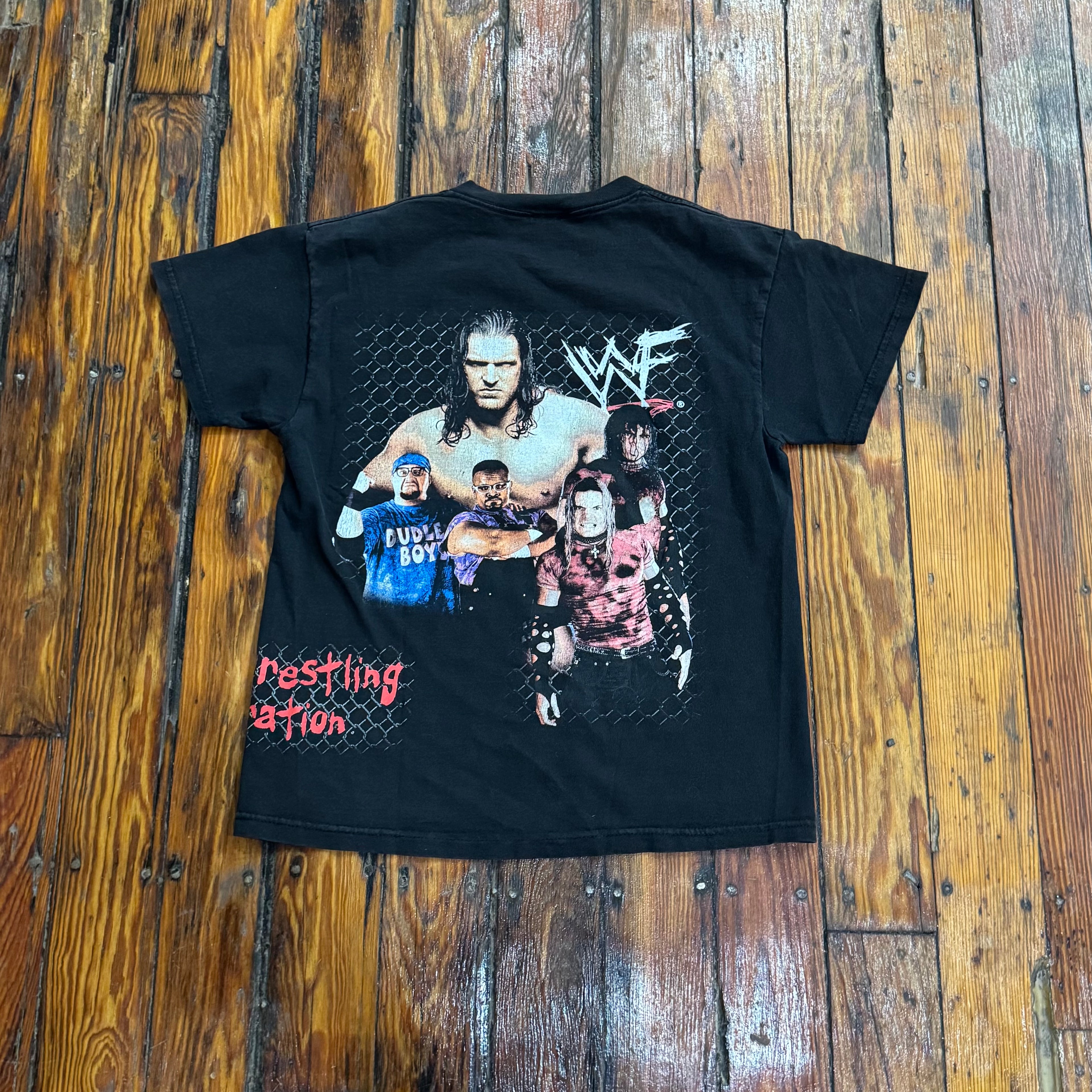 Vintage Raw As I Wanna Be WWF T-shirt Sz YTH L