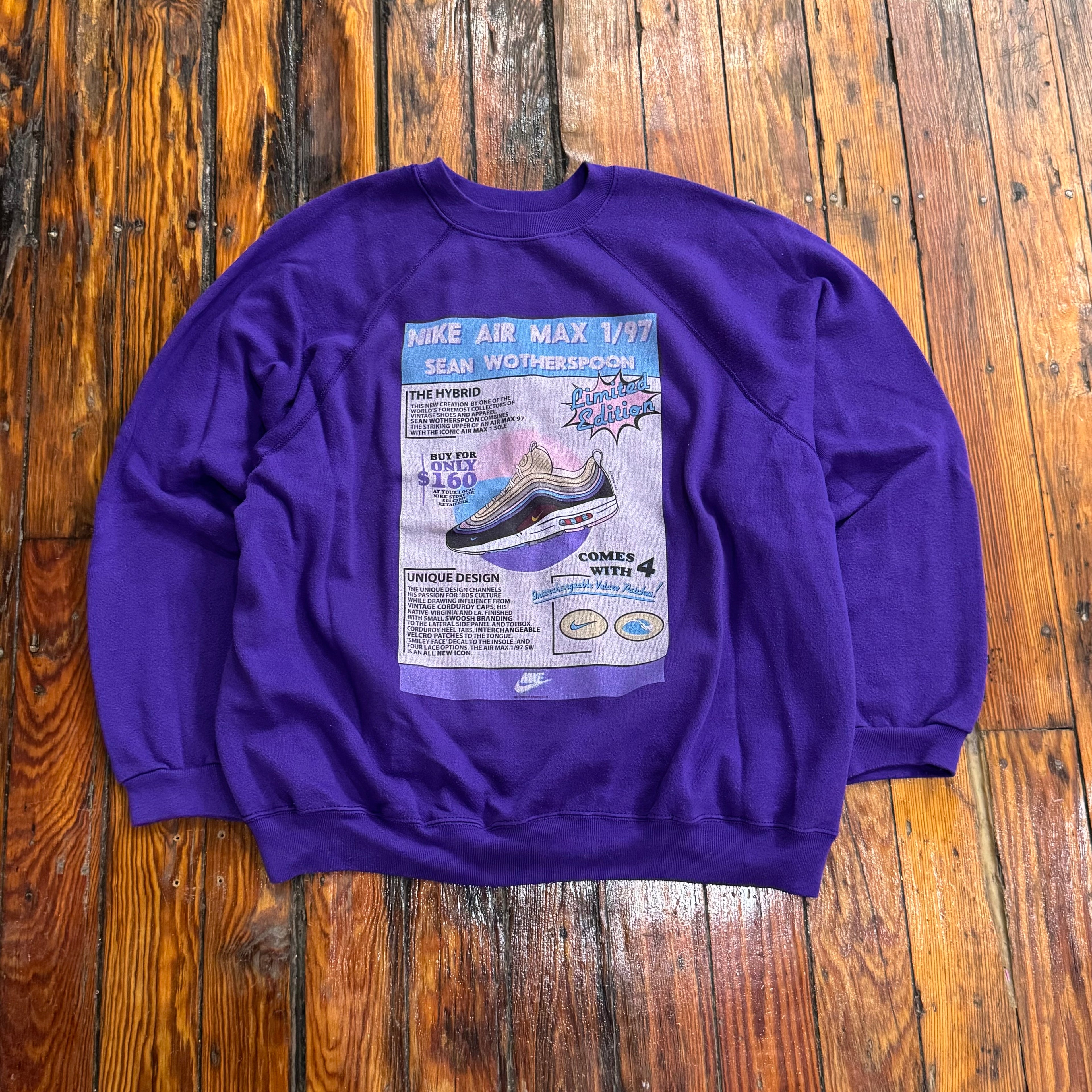 Vintage Inspired Sean Wotherspoon Design Crewneck Sz L