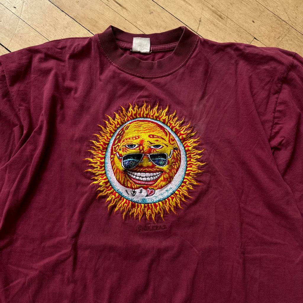 Vintage Greatful Dead Embroidered T-shirt Sz L