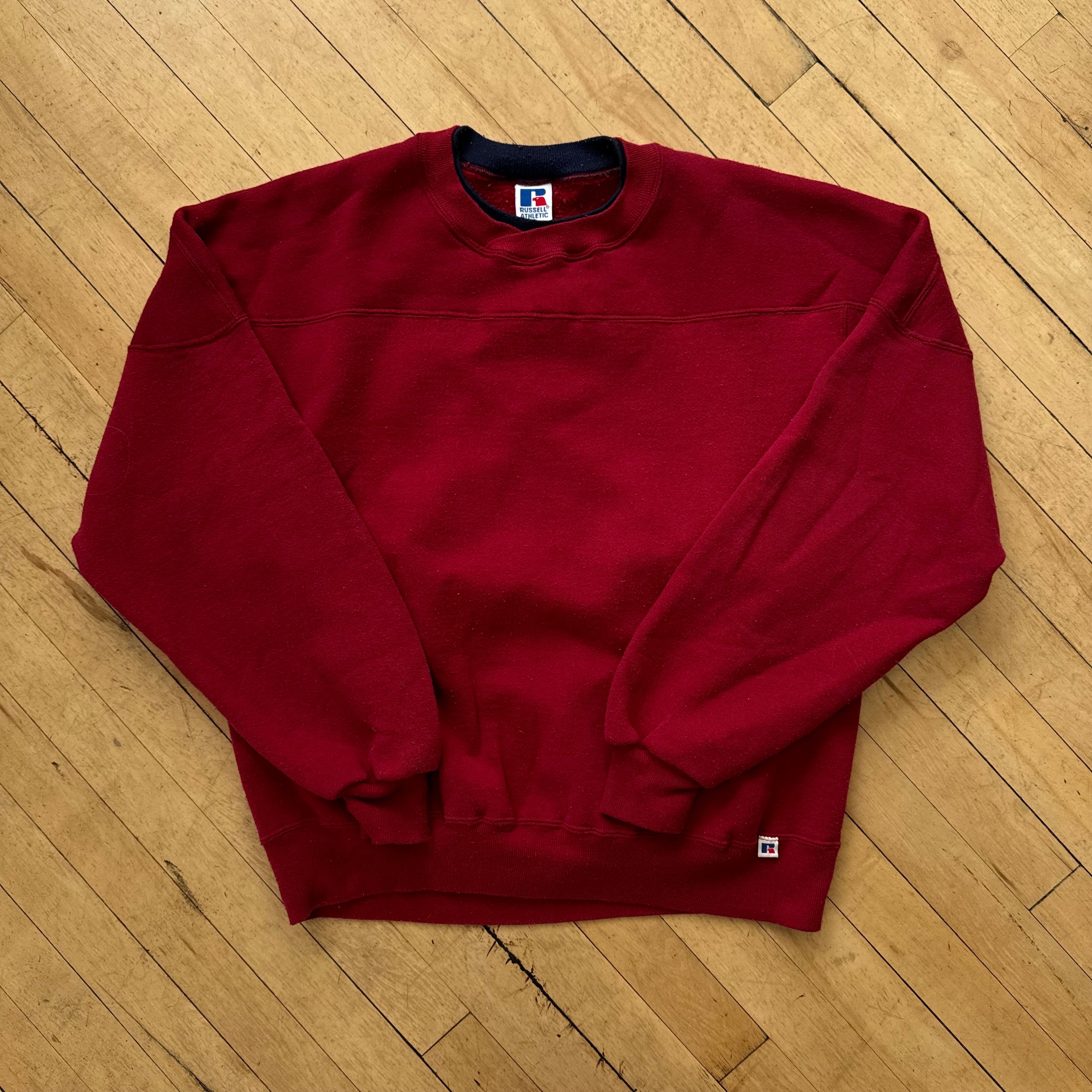 Vintage Russell Athletic Blank Crewneck Sz XL