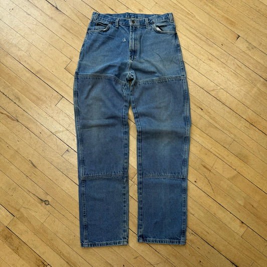 Vintage Dickies Double Knee Denim Jeans Sz 36x36