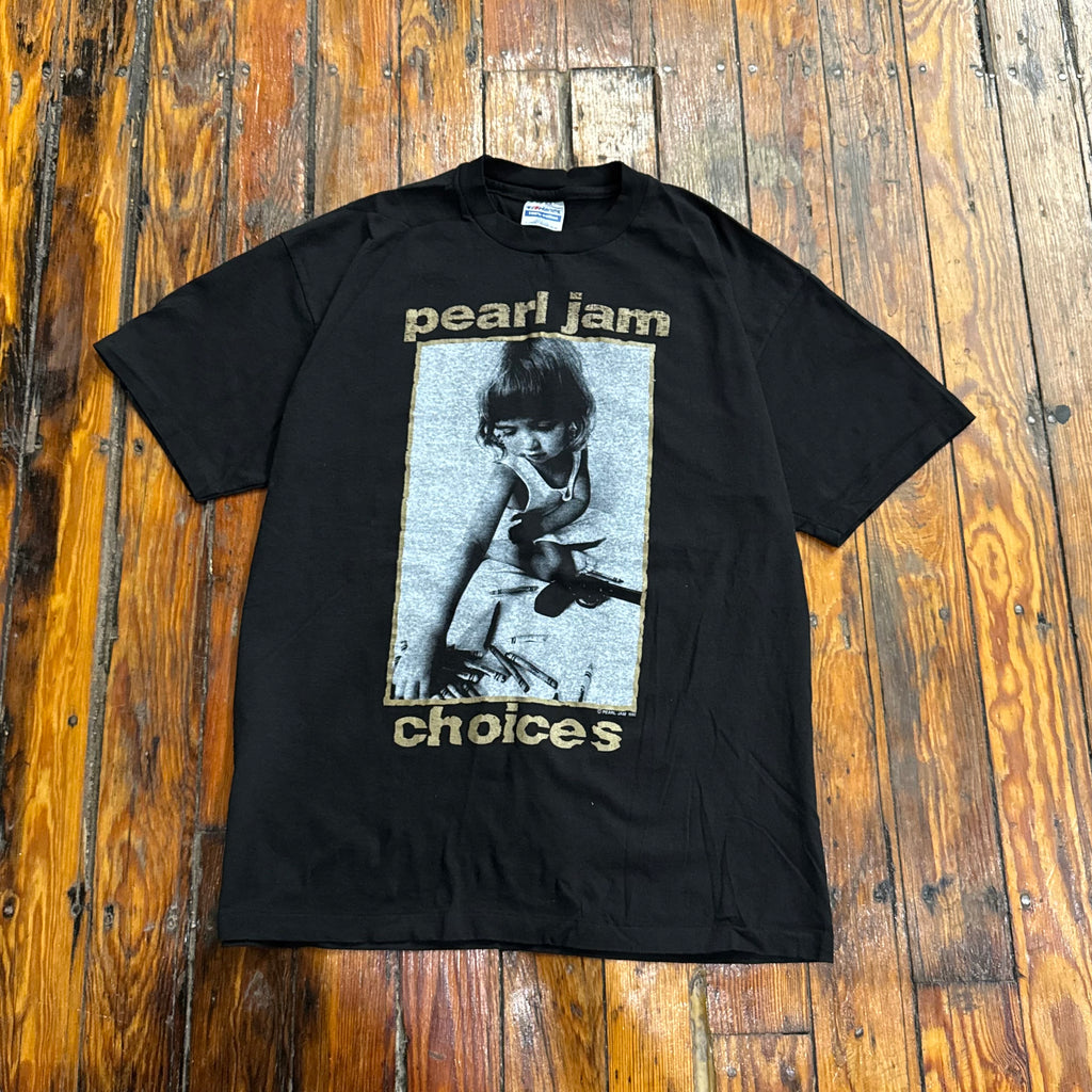 Vintage Pearl Jam Choices T-shirt Sz XL (New old stock, No rot)