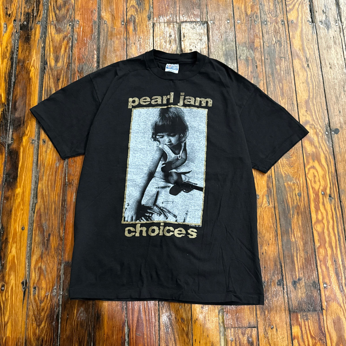 Vintage Pearl Jam Choices T-shirt Sz XL (New old stock, No rot)