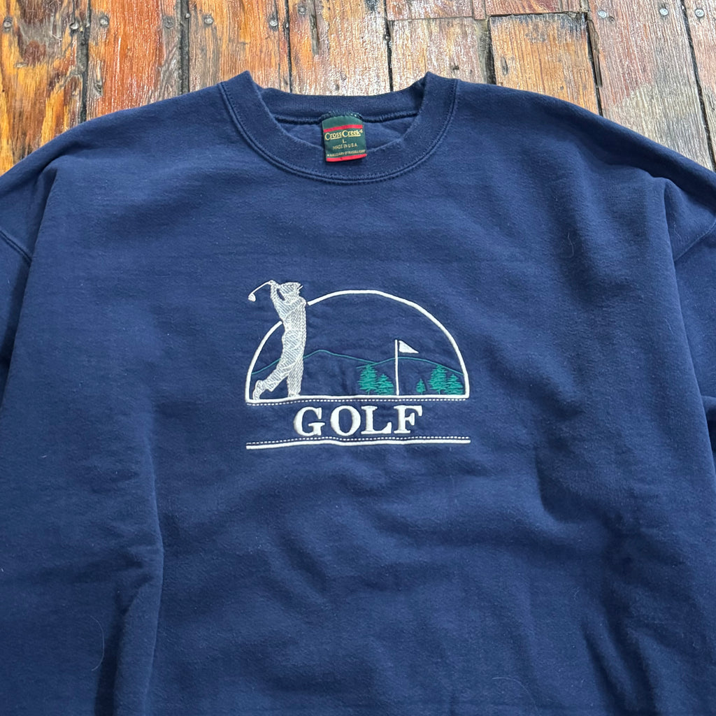 Vintage Golf Embroidered Crewneck Sz XL