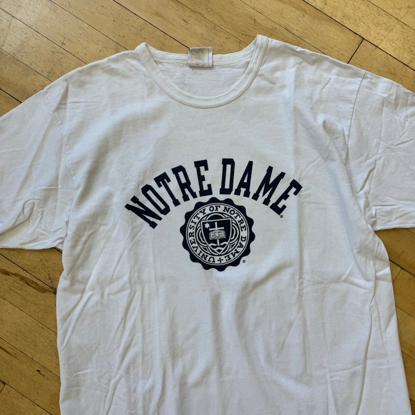 Vintage Champion Notre Dame T-shirt Sz L